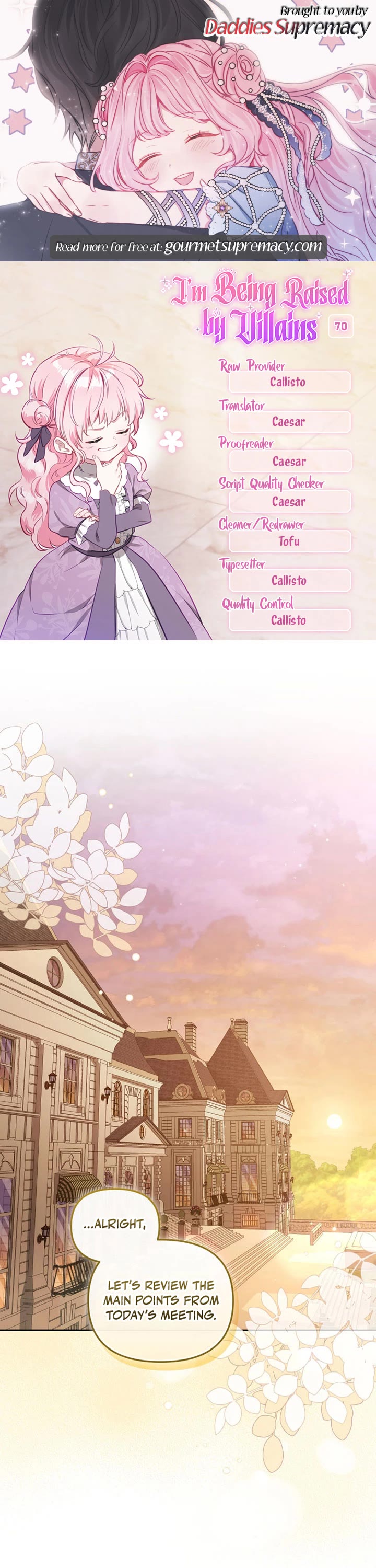 I'm Being Raised by Villains Chapter 70 page 1 - Chapter 70