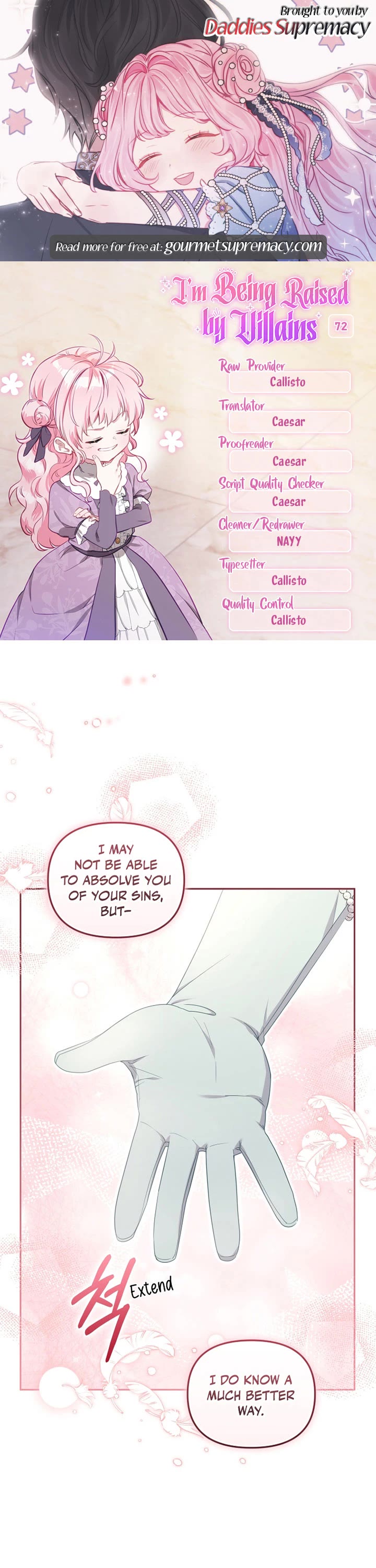 I'm Being Raised by Villains Chapter 72 page 1 - Chapter 72