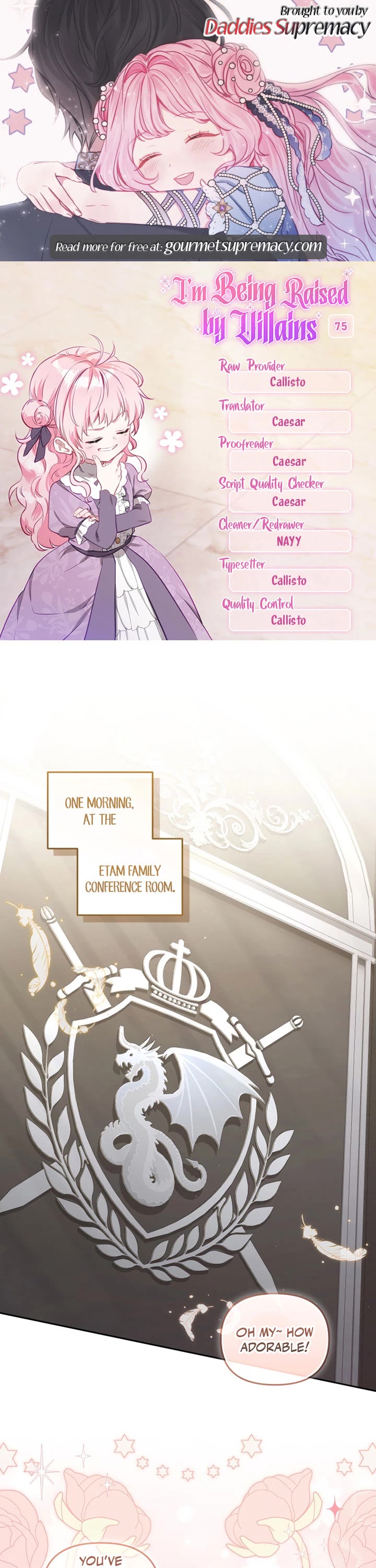 I'm Being Raised by Villains Chapter 75 page 1 - Chapter 75