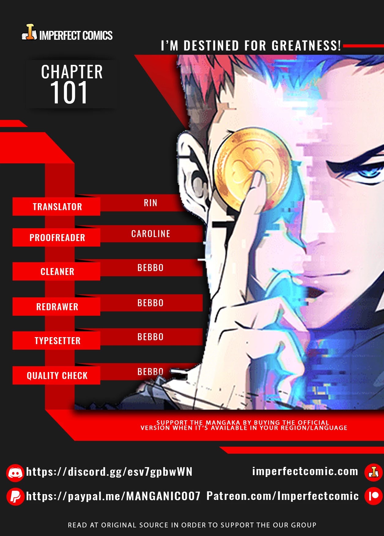 I'm Destined For Greatness! Chapter 101 page 1 - Chapter 101