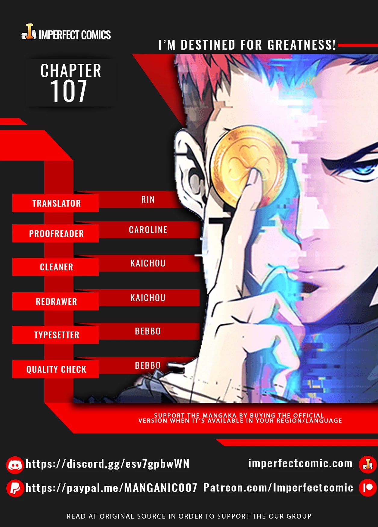 I'm Destined For Greatness! Chapter 107 page 1 - Chapter 107