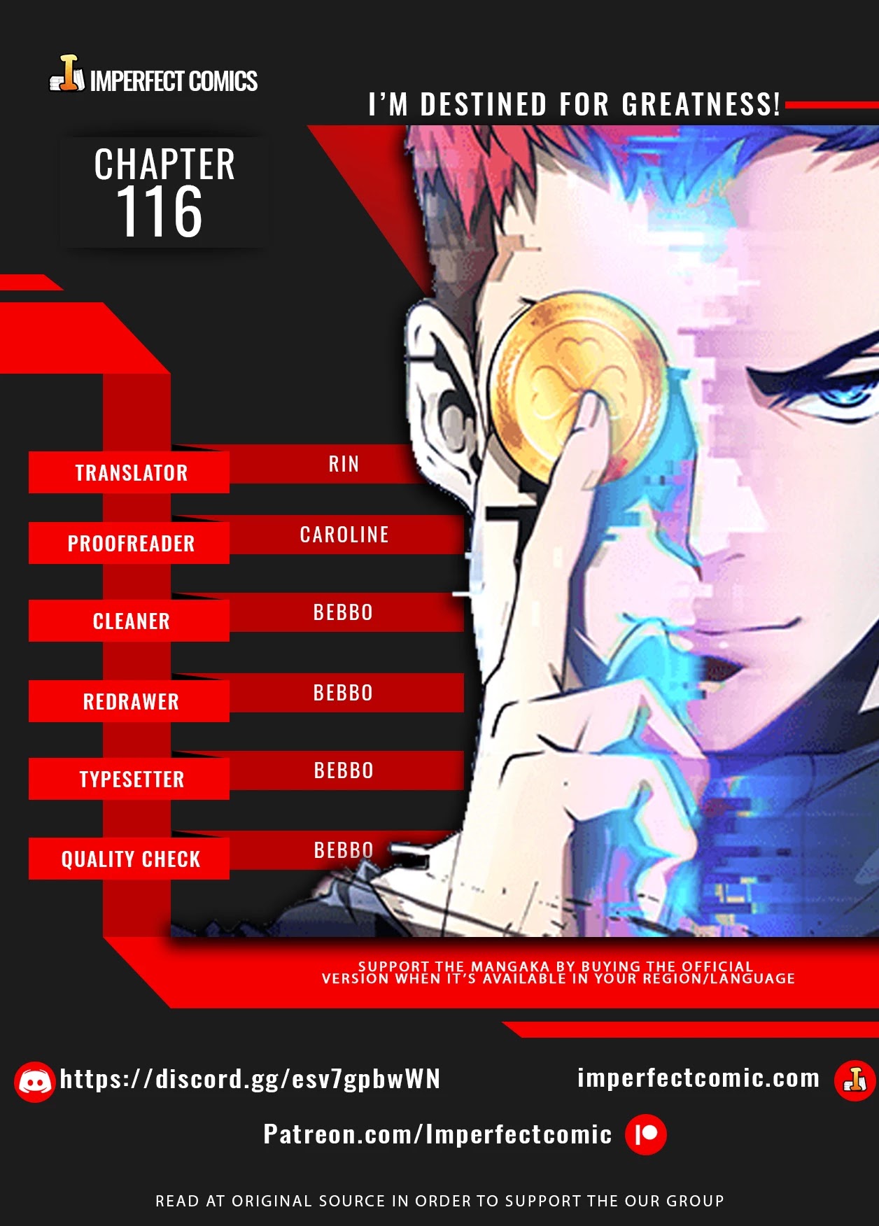 I'm Destined For Greatness! Chapter 116 page 1 - Chapter 116