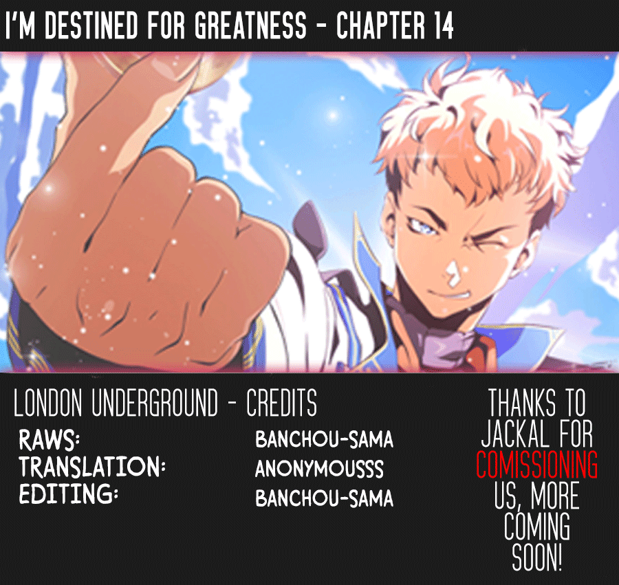 I'm Destined For Greatness! Chapter 14 page 1 - Chapter 14