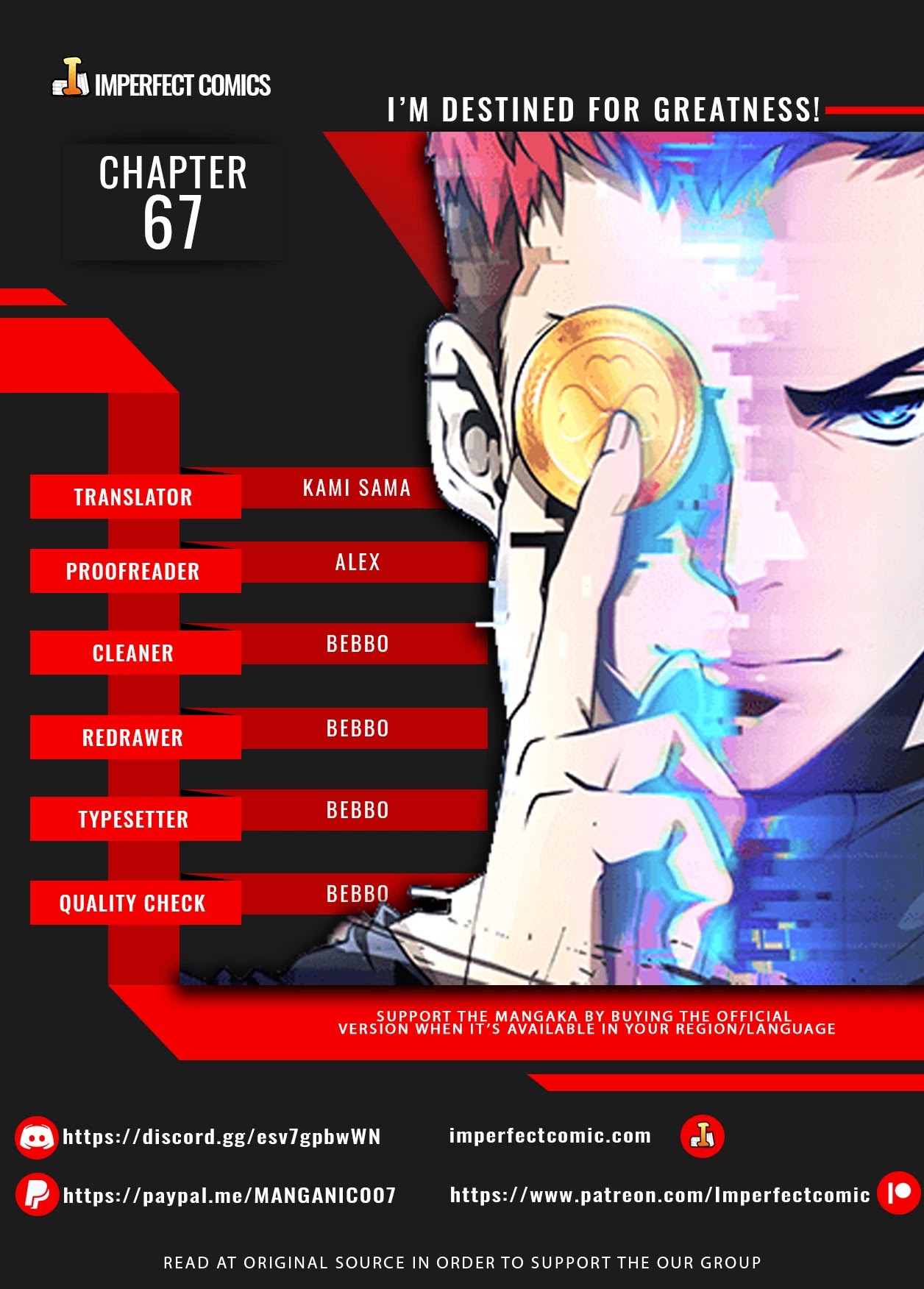I'm Destined For Greatness! Chapter 67 page 1 - Chapter 67