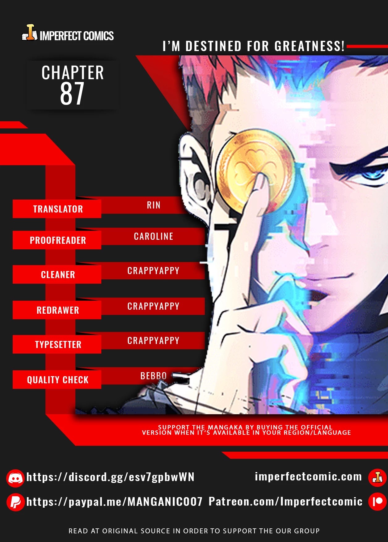 I'm Destined For Greatness! Chapter 87 page 1 - Chapter 87