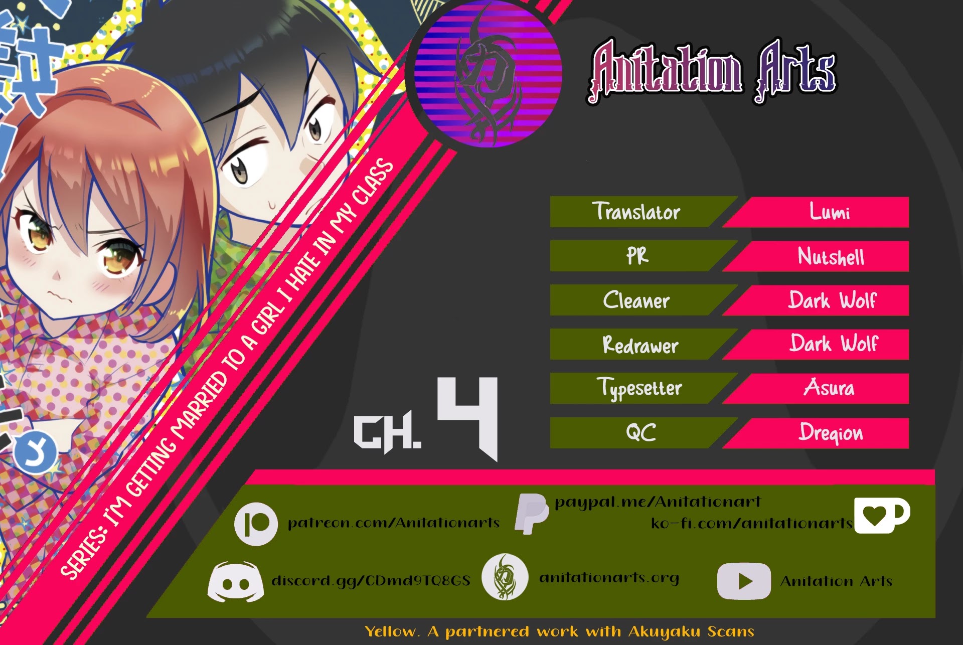 I'm Getting Married to a Girl I Hate in My Class Chapter 4 page 1 - Chapter 4