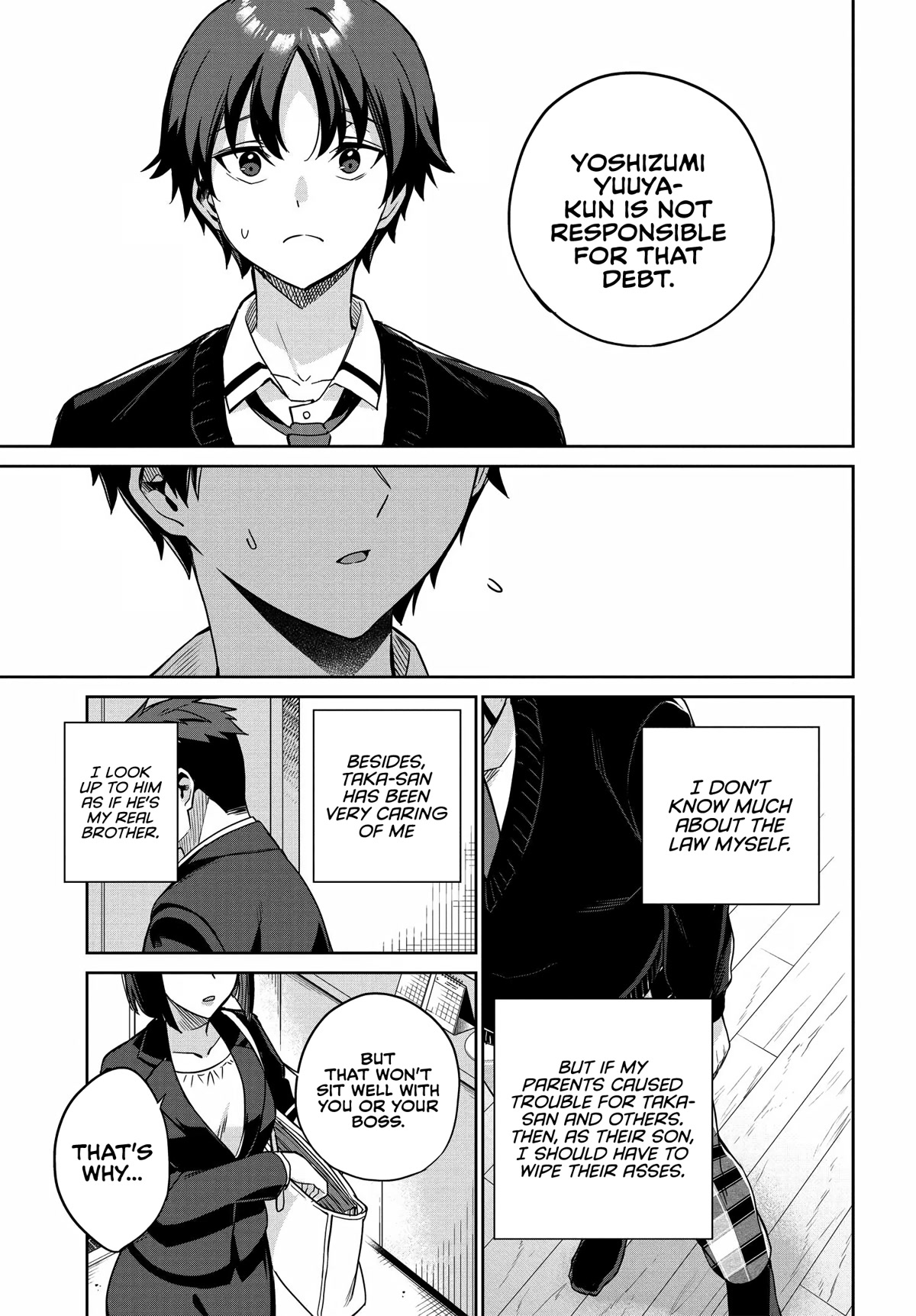 I’m Gonna Live with You Not Because My Parents Left Me Their Debt But Because I Like You Chapter 1 page 36 - Chapter 1