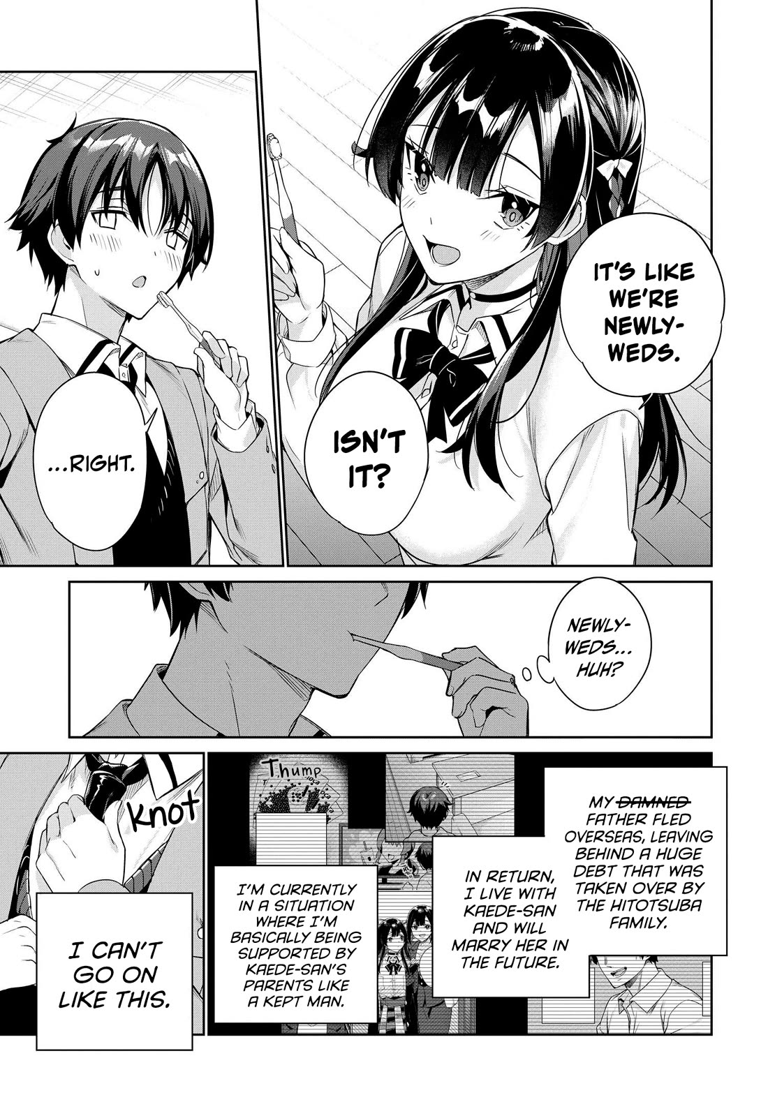 I’m Gonna Live with You Not Because My Parents Left Me Their Debt But Because I Like You Chapter 27 page 13 - Chapter 27