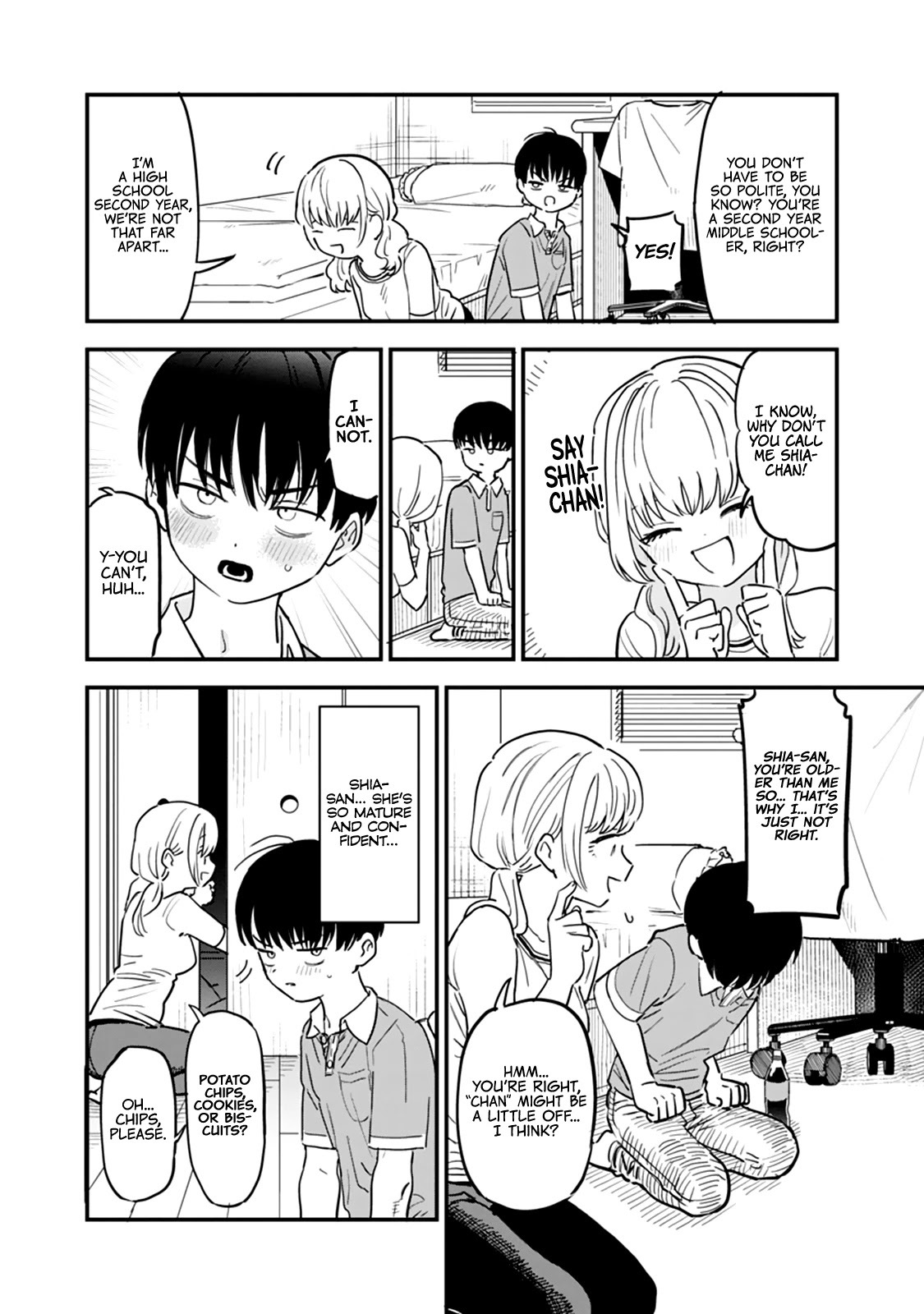 I'm in Love with the Older Girl Next Door Chapter 1 page 6 - Chapter 1: Shia-san Watching a Movie