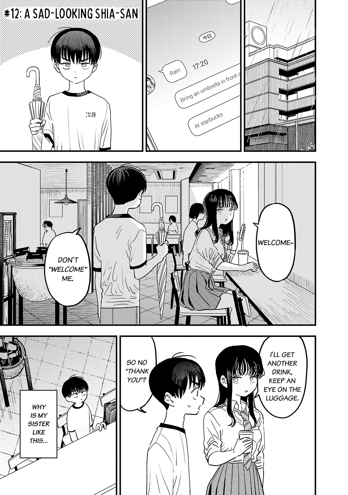 I'm in Love with the Older Girl Next Door Chapter 12 page 2 - Chapter 12: A sad-looking Shia-san