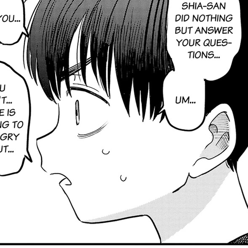 I'm in Love with the Older Girl Next Door Chapter 12: A sad-looking Shia-san cover