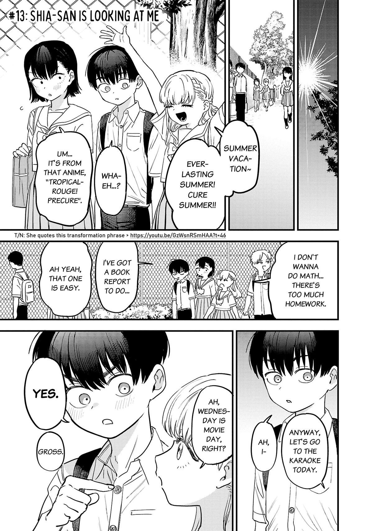 I'm in Love with the Older Girl Next Door Chapter 13 page 2 - Chapter 13: Shia-san is looking at me