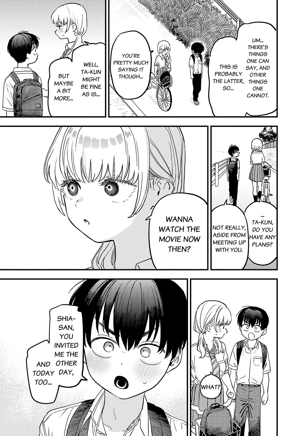 I'm in Love with the Older Girl Next Door Chapter 13 page 4 - Chapter 13: Shia-san is looking at me