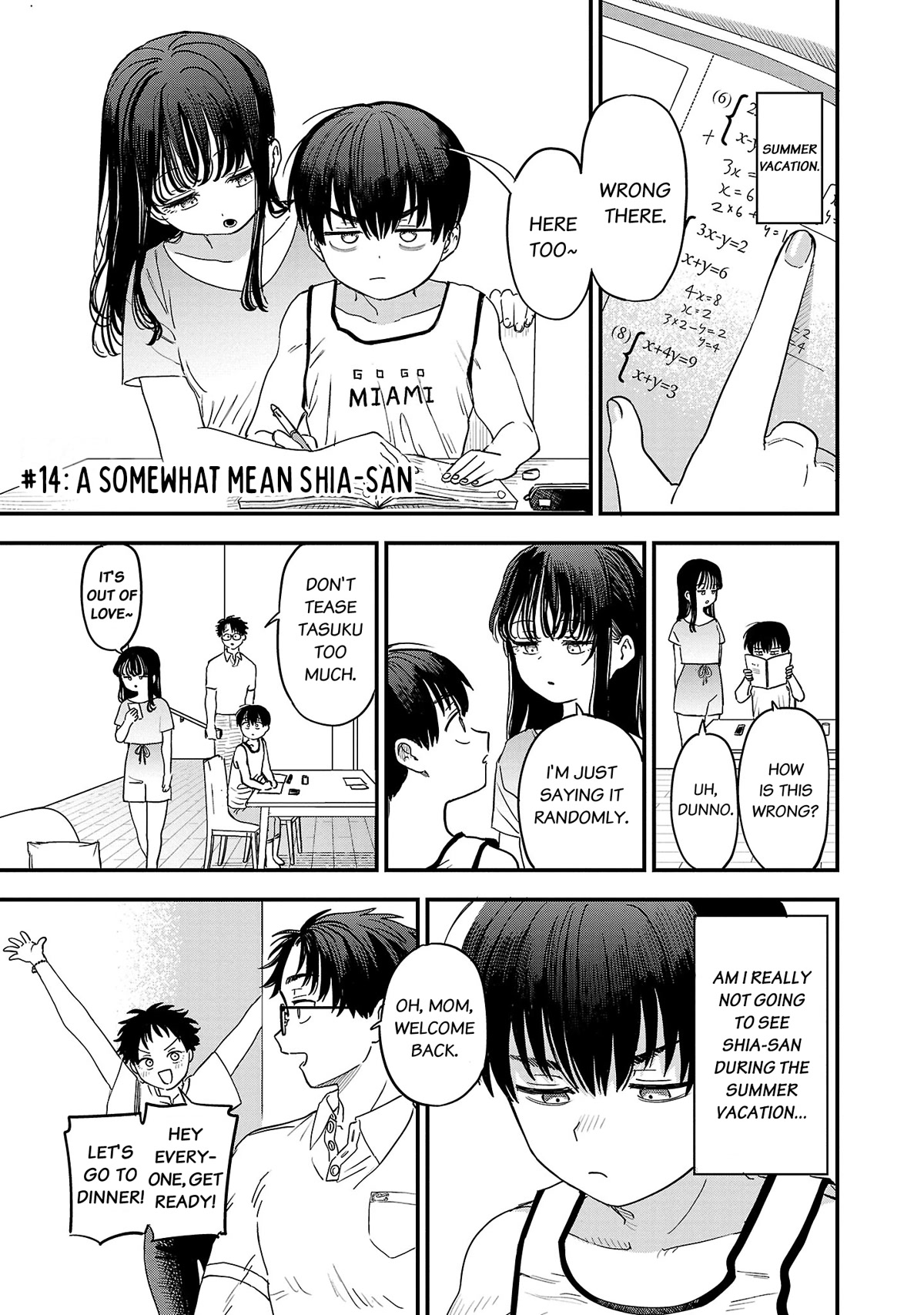 I'm in Love with the Older Girl Next Door Chapter 14 page 5 - Chapter 14: A somewhat mean Shia-san