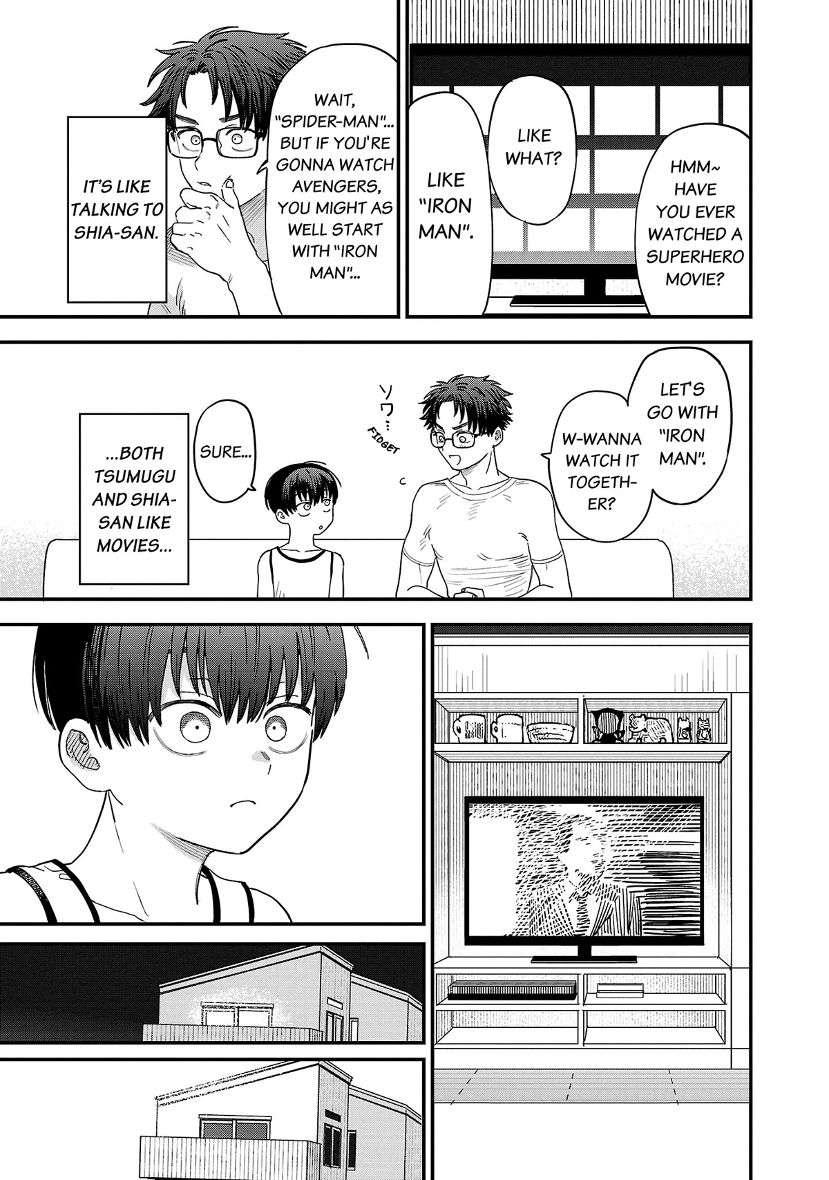 I'm in Love with the Older Girl Next Door Chapter 17 page 6 - Chapter 17: Shia-san is sparkling
