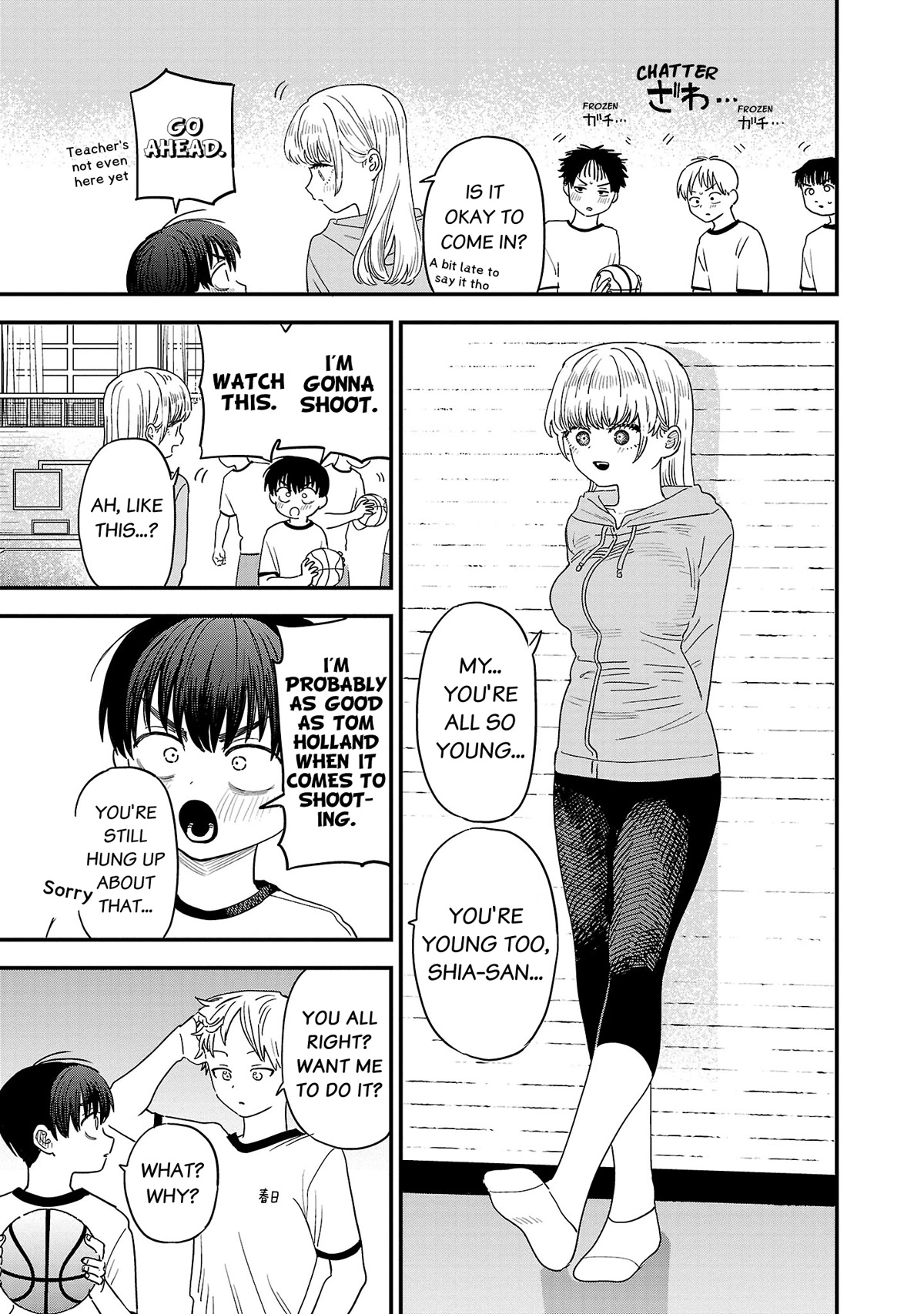 I'm in Love with the Older Girl Next Door Chapter 18 page 6 - Chapter 18: I look cool playing basketball