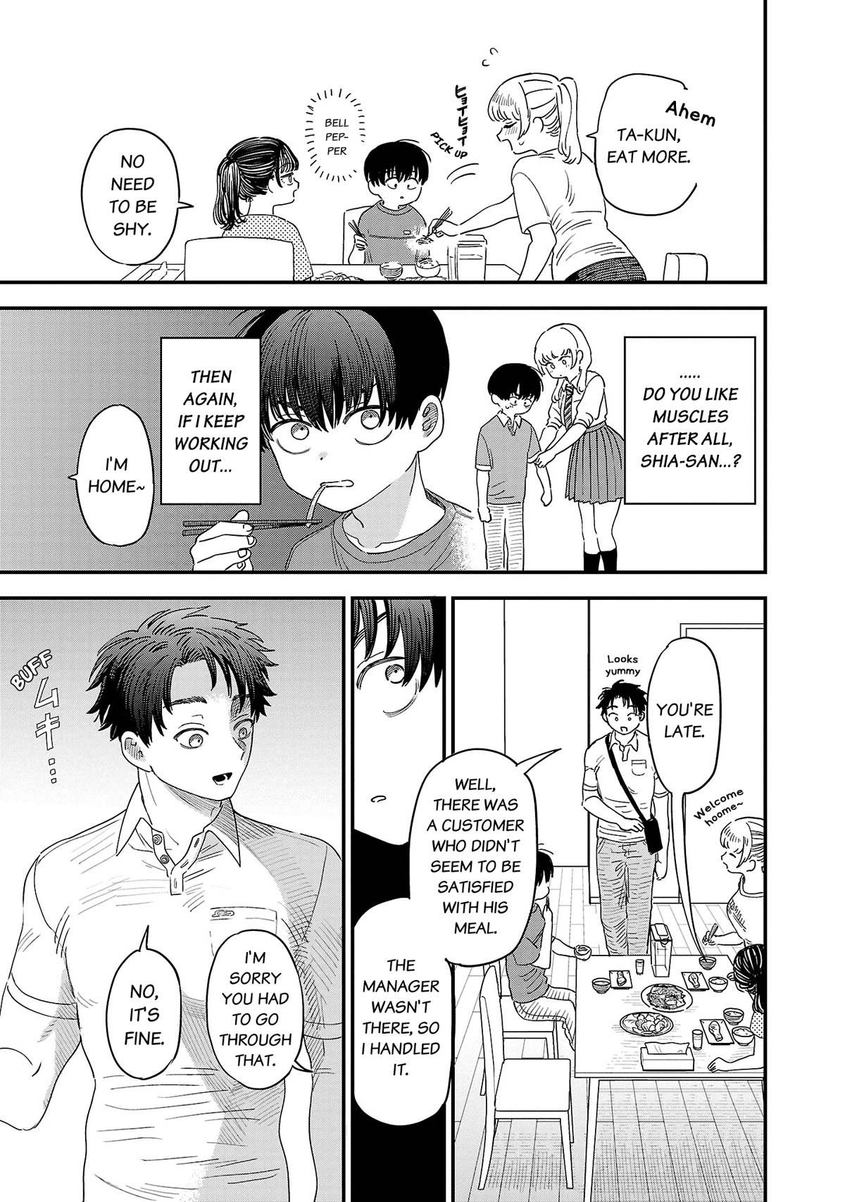 I'm in Love with the Older Girl Next Door Chapter 19 page 4 - Chapter 19: Hang in there, muscles of mine