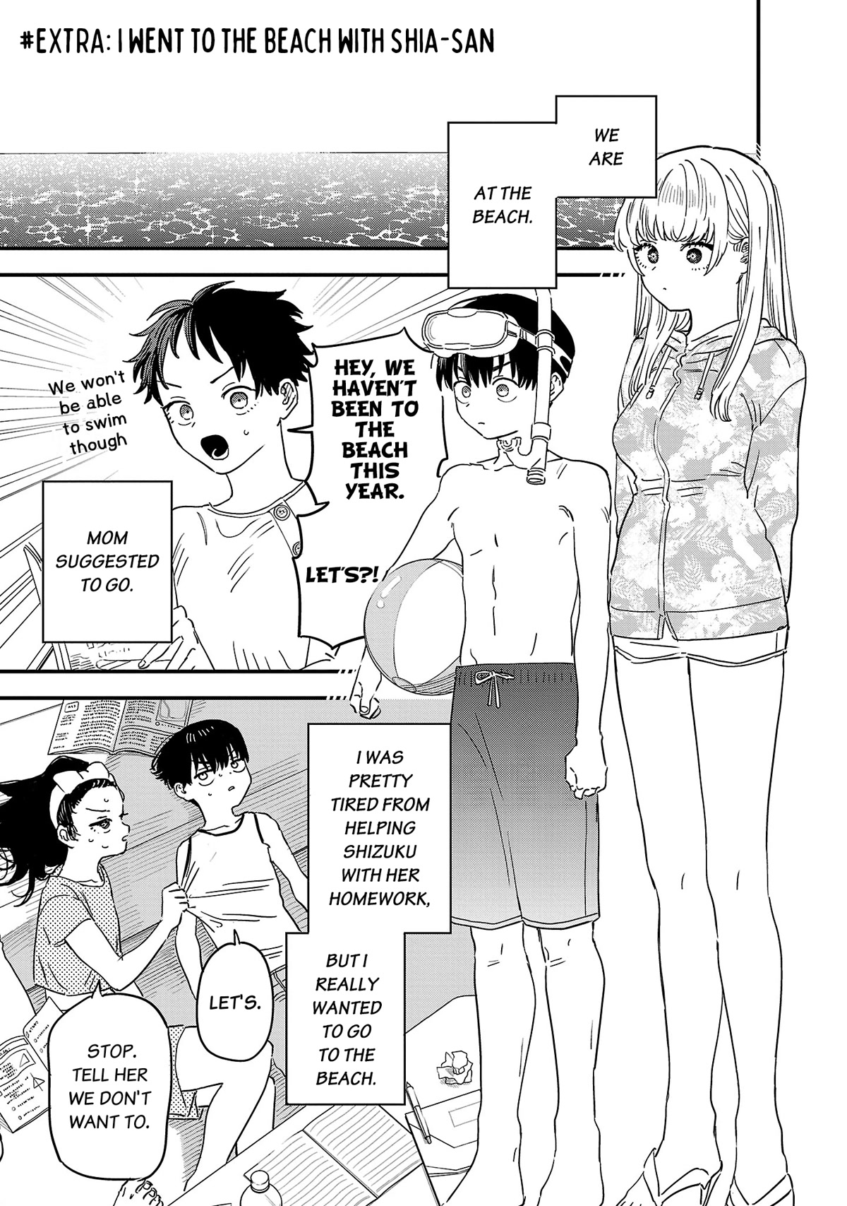 I'm in Love with the Older Girl Next Door Chapter 24.5 page 2 - Chapter 24.5: I went to the beach with Shia-san