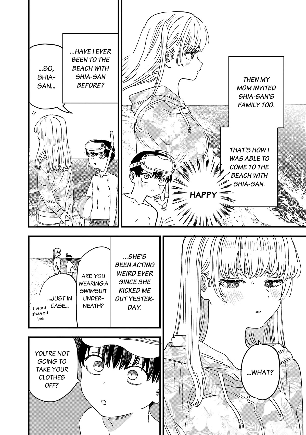 I'm in Love with the Older Girl Next Door Chapter 24.5 page 3 - Chapter 24.5: I went to the beach with Shia-san
