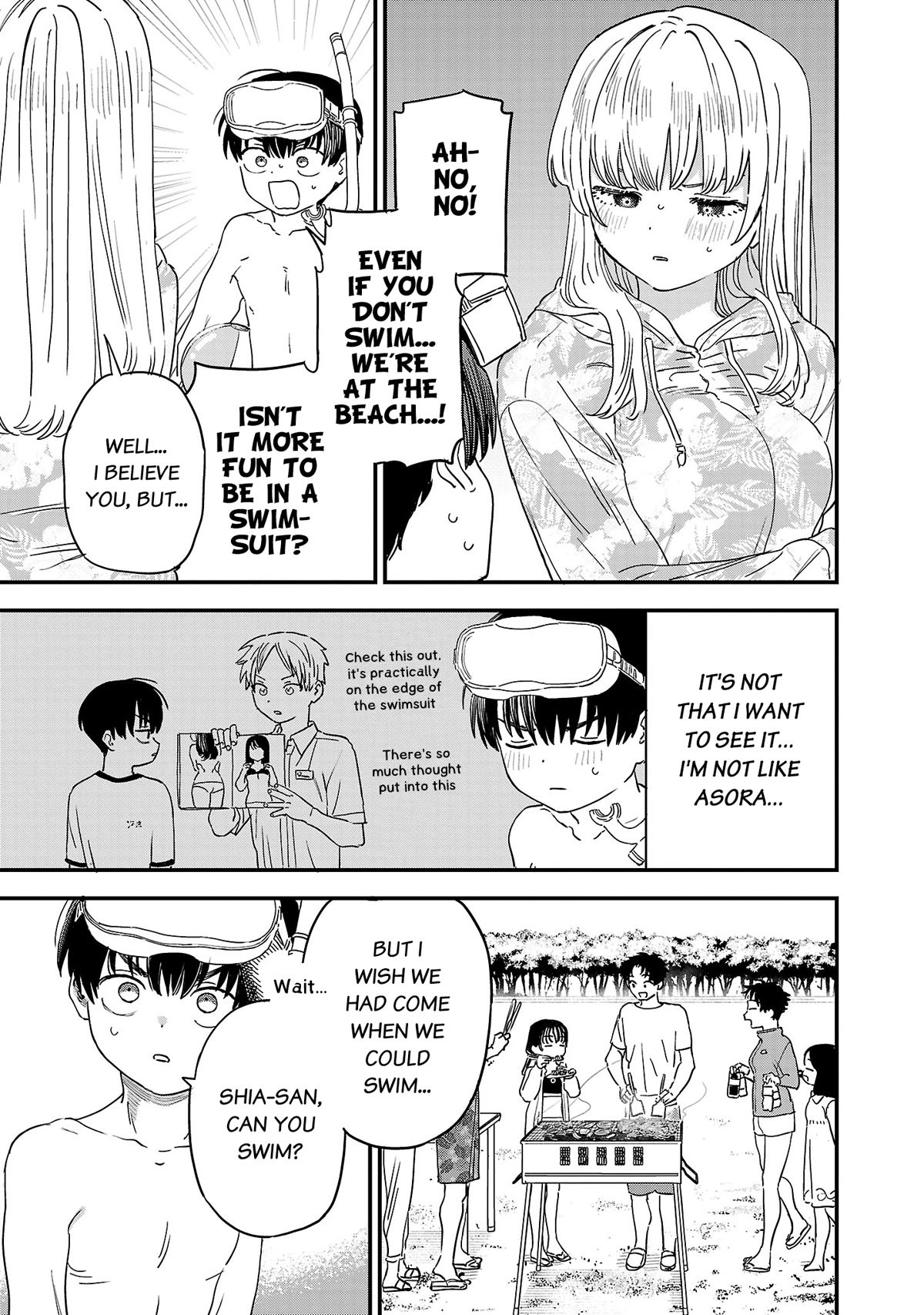 I'm in Love with the Older Girl Next Door Chapter 24.5 page 4 - Chapter 24.5: I went to the beach with Shia-san