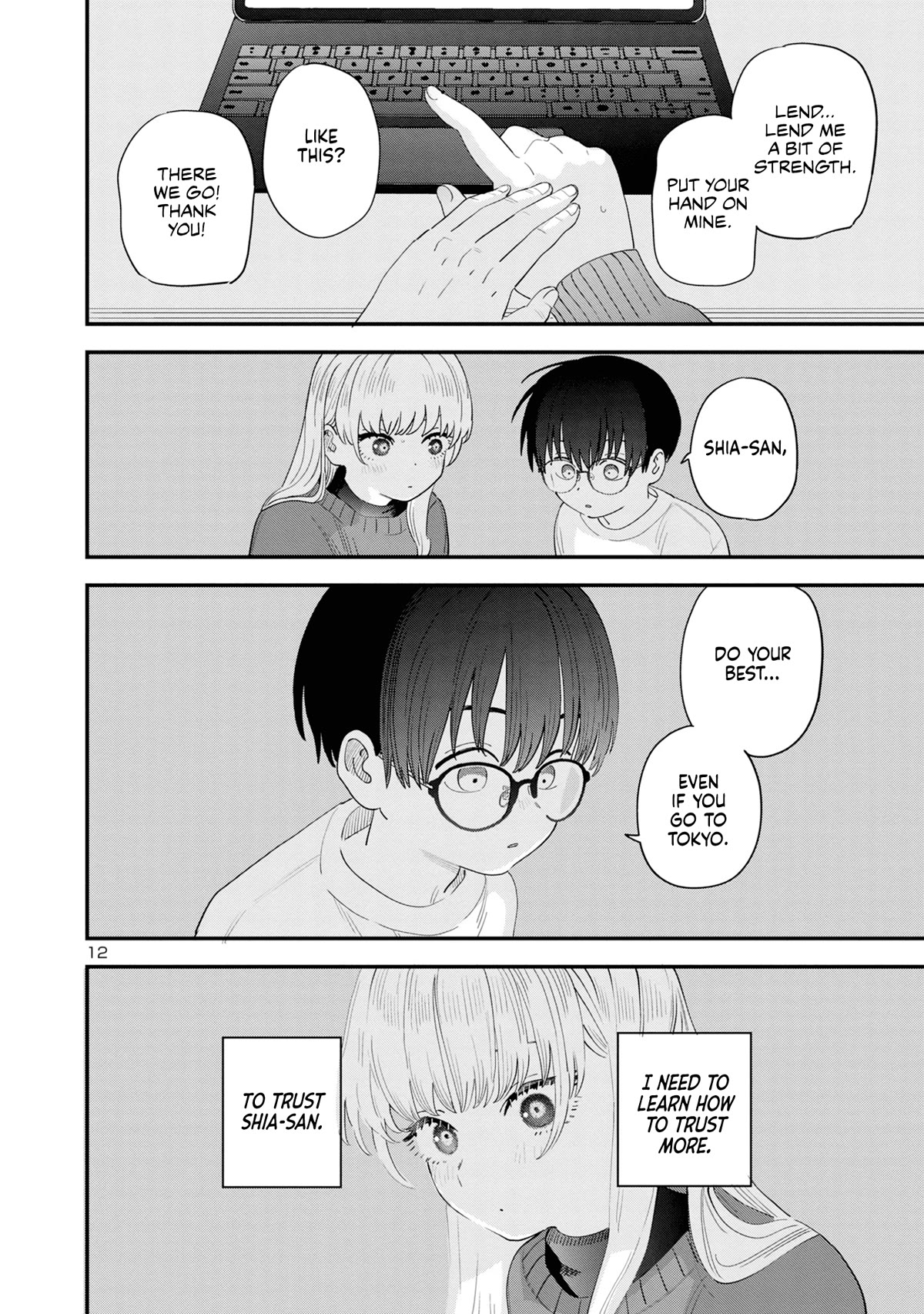 I'm in Love with the Older Girl Next Door Chapter 42 page 12 - Chapter 42: A Dark and Cheerful Room and Shia-san