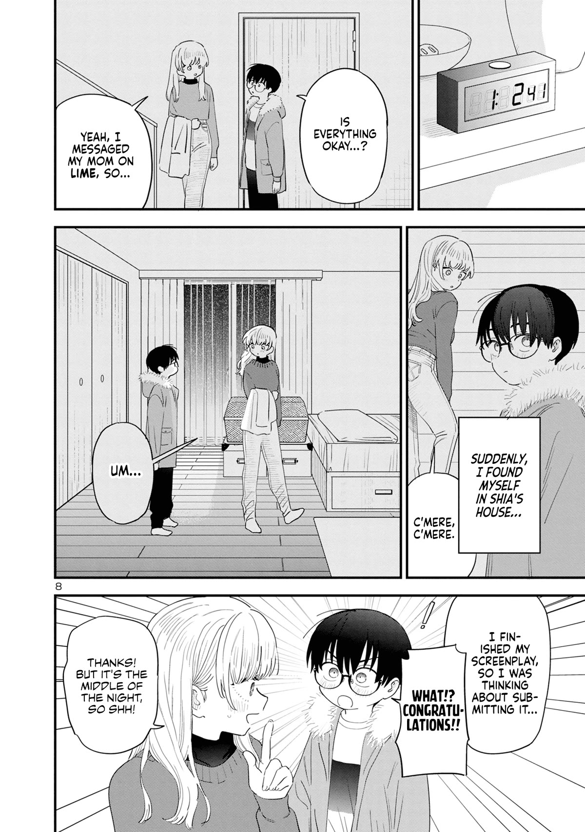 I'm in Love with the Older Girl Next Door Chapter 42 page 8 - Chapter 42: A Dark and Cheerful Room and Shia-san