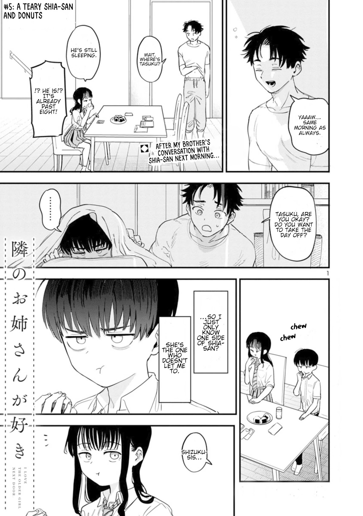 I'm in Love with the Older Girl Next Door Chapter 5 page 2 - Chapter 5: A teary shia-san and donuts