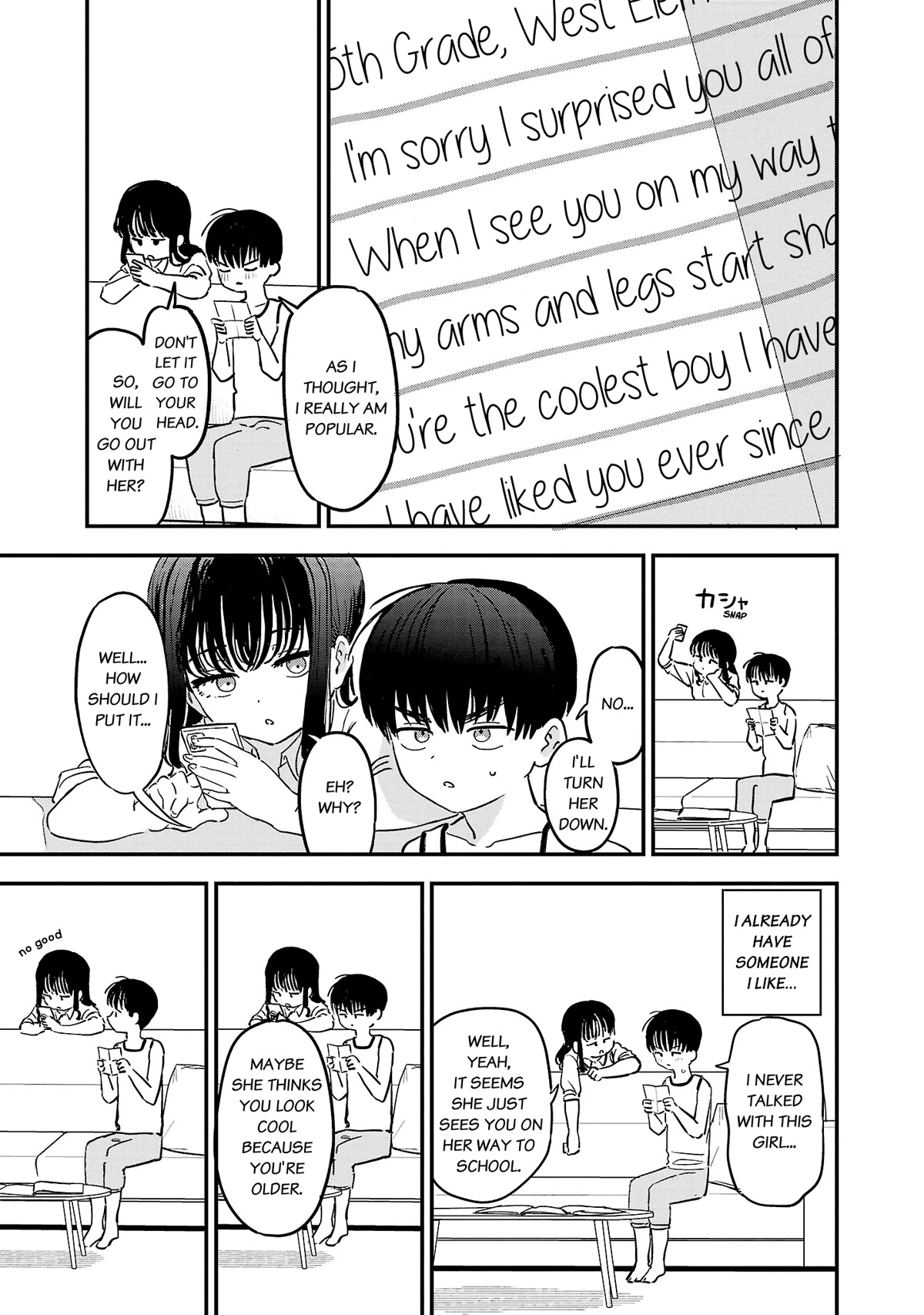 I'm in Love with the Older Girl Next Door Chapter 7 page 4 - Chapter 7: I'm popular after all
