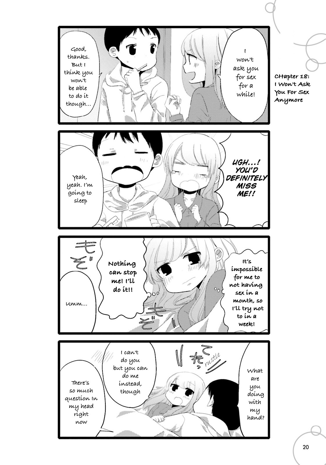 I'm In Trouble With Her High Libido Chapter 18 page 1 - Chapter 18: I Won't Ask You For Sex Anymore