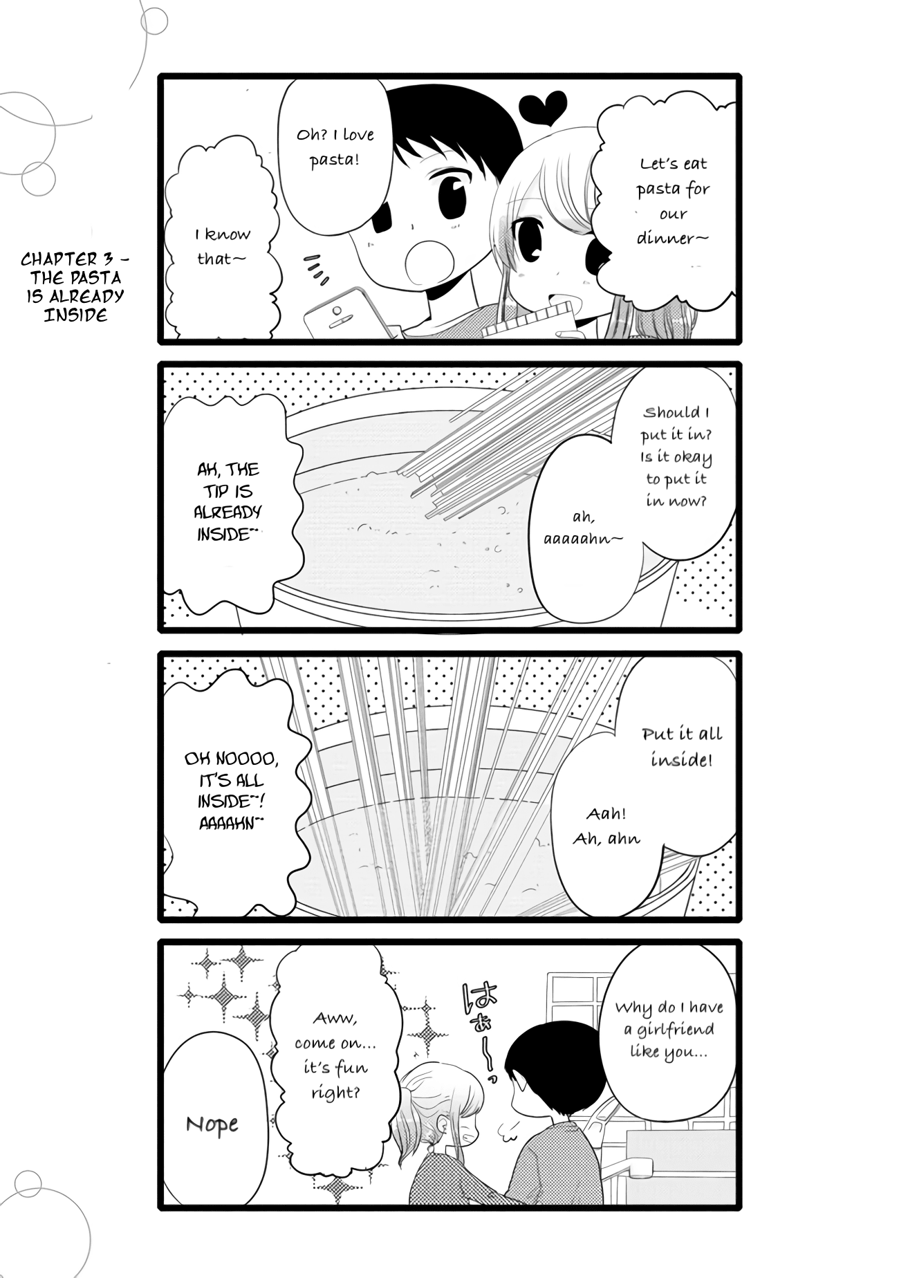 I'm In Trouble With Her High Libido Chapter 3 page 1 - Chapter 3: The Pasta is Already Inside