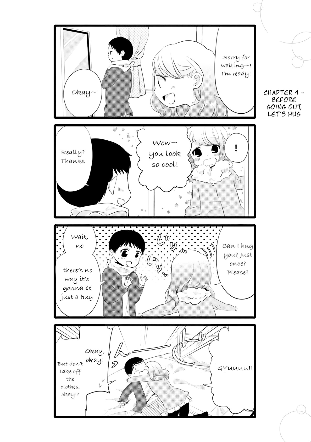 I'm In Trouble With Her High Libido Chapter 4 page 1 - Chapter 4: Before Going Out, Let’s Hug