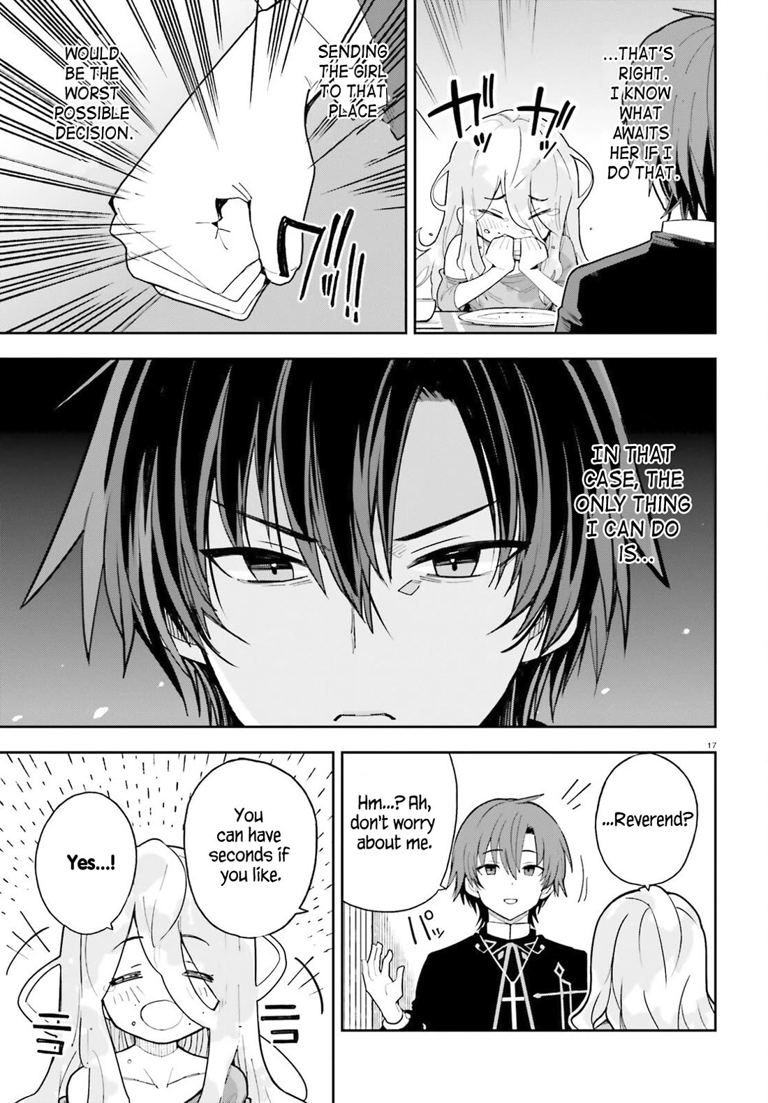 I'm Just a Mob Priest, but Since I Realized This World is an Otome Game, I'll Train the Heroine Chapter 1 page 15 - Chapter 1: I picked up the Saint