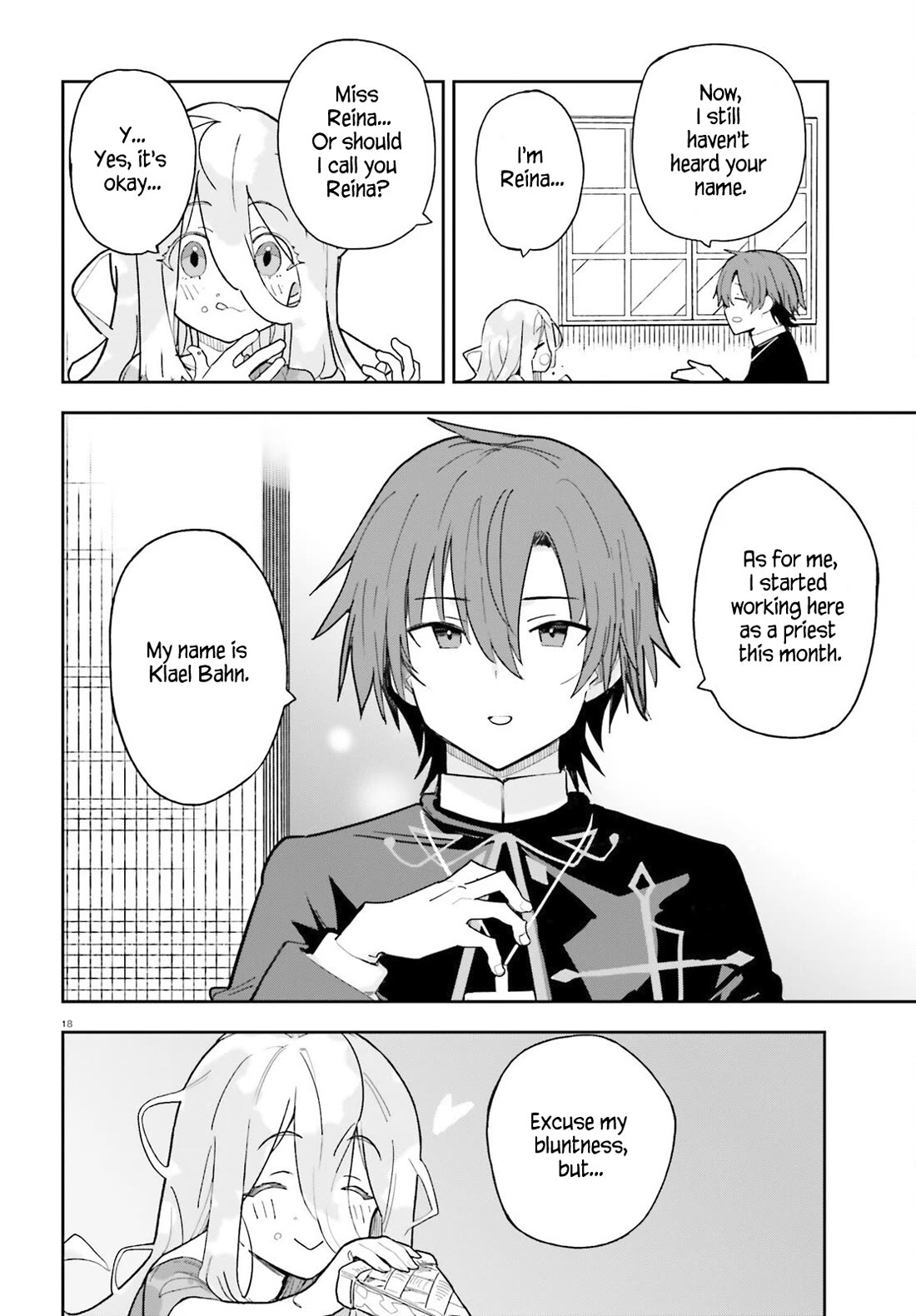 I'm Just a Mob Priest, but Since I Realized This World is an Otome Game, I'll Train the Heroine Chapter 1 page 16 - Chapter 1: I picked up the Saint