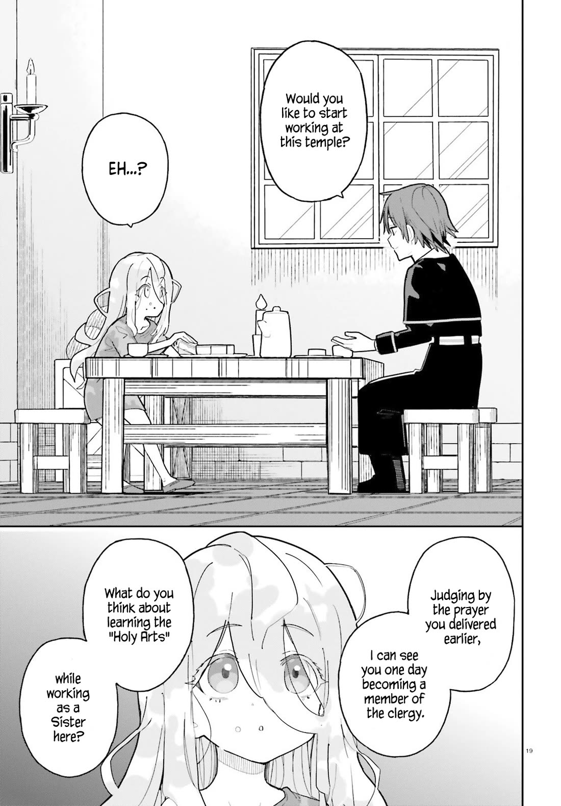 I'm Just a Mob Priest, but Since I Realized This World is an Otome Game, I'll Train the Heroine Chapter 1 page 17 - Chapter 1: I picked up the Saint