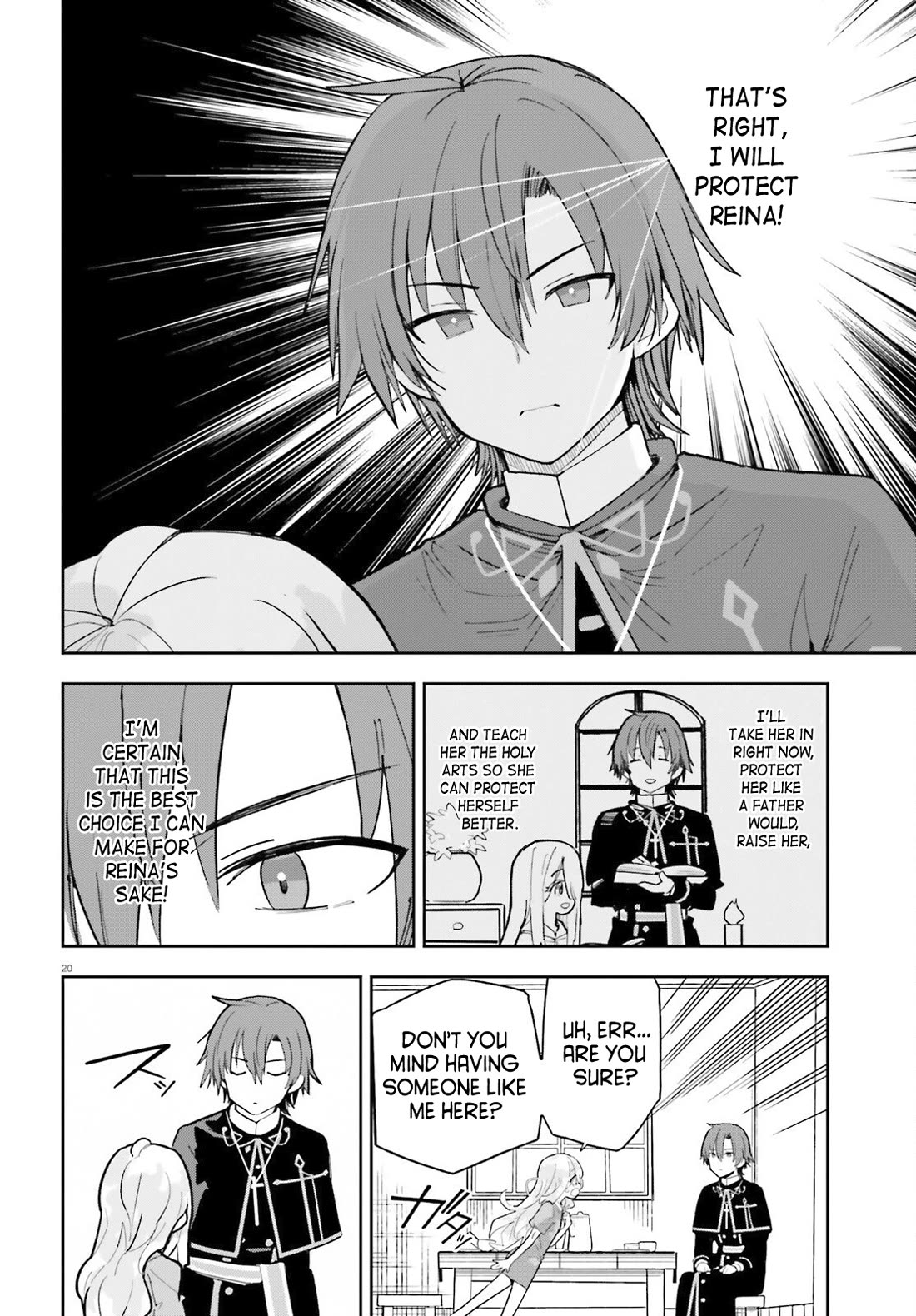 I'm Just a Mob Priest, but Since I Realized This World is an Otome Game, I'll Train the Heroine Chapter 1 page 18 - Chapter 1: I picked up the Saint