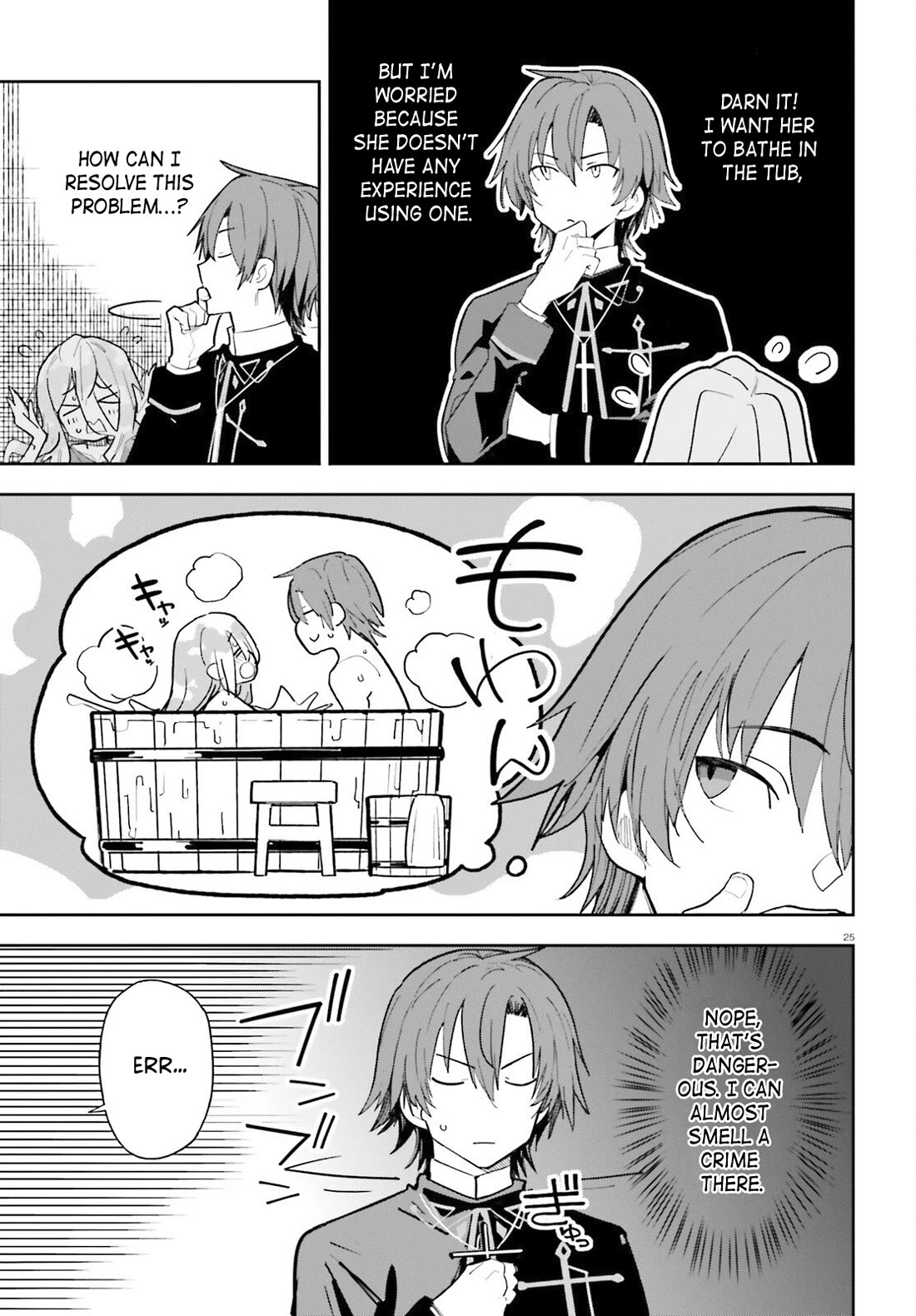 I'm Just a Mob Priest, but Since I Realized This World is an Otome Game, I'll Train the Heroine Chapter 1 page 23 - Chapter 1: I picked up the Saint