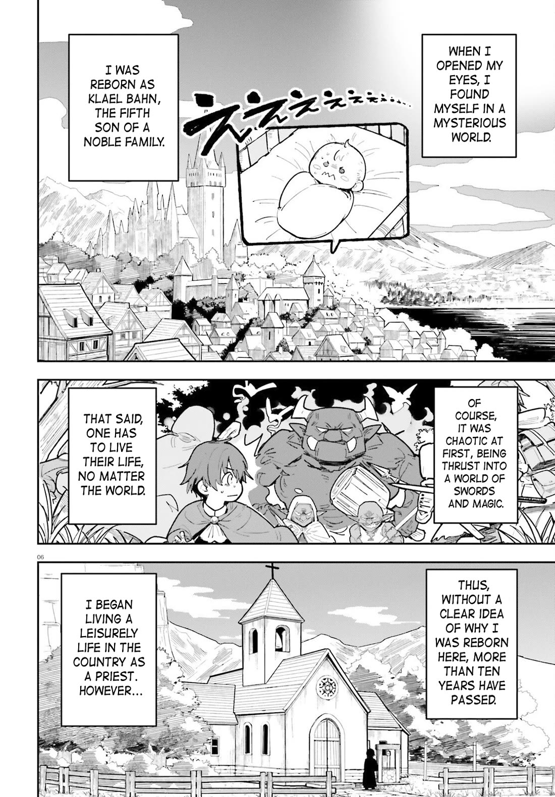 I'm Just a Mob Priest, but Since I Realized This World is an Otome Game, I'll Train the Heroine Chapter 1 page 4 - Chapter 1: I picked up the Saint