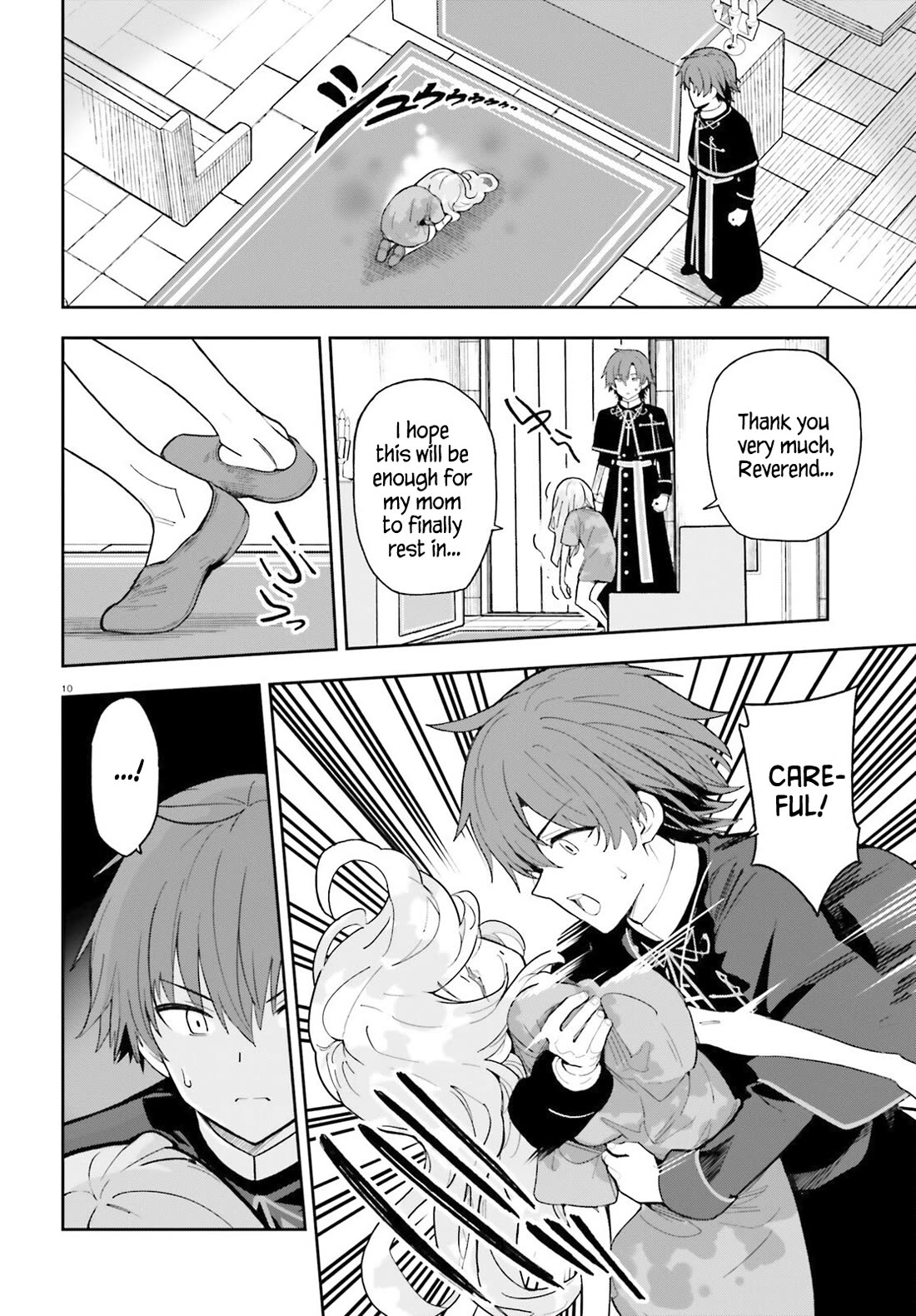 I'm Just a Mob Priest, but Since I Realized This World is an Otome Game, I'll Train the Heroine Chapter 1 page 8 - Chapter 1: I picked up the Saint