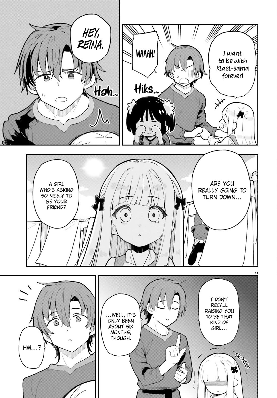 I'm Just a Mob Priest, but Since I Realized This World is an Otome Game, I'll Train the Heroine Chapter 10 page 12 - Chapter 10: Her First Friend?