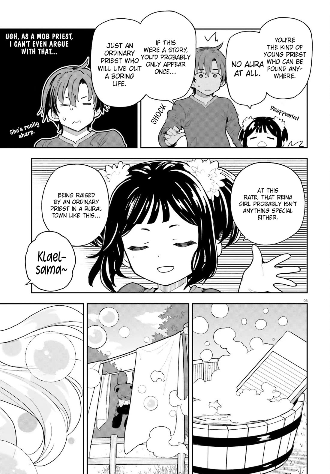 I'm Just a Mob Priest, but Since I Realized This World is an Otome Game, I'll Train the Heroine Chapter 10 page 6 - Chapter 10: Her First Friend?