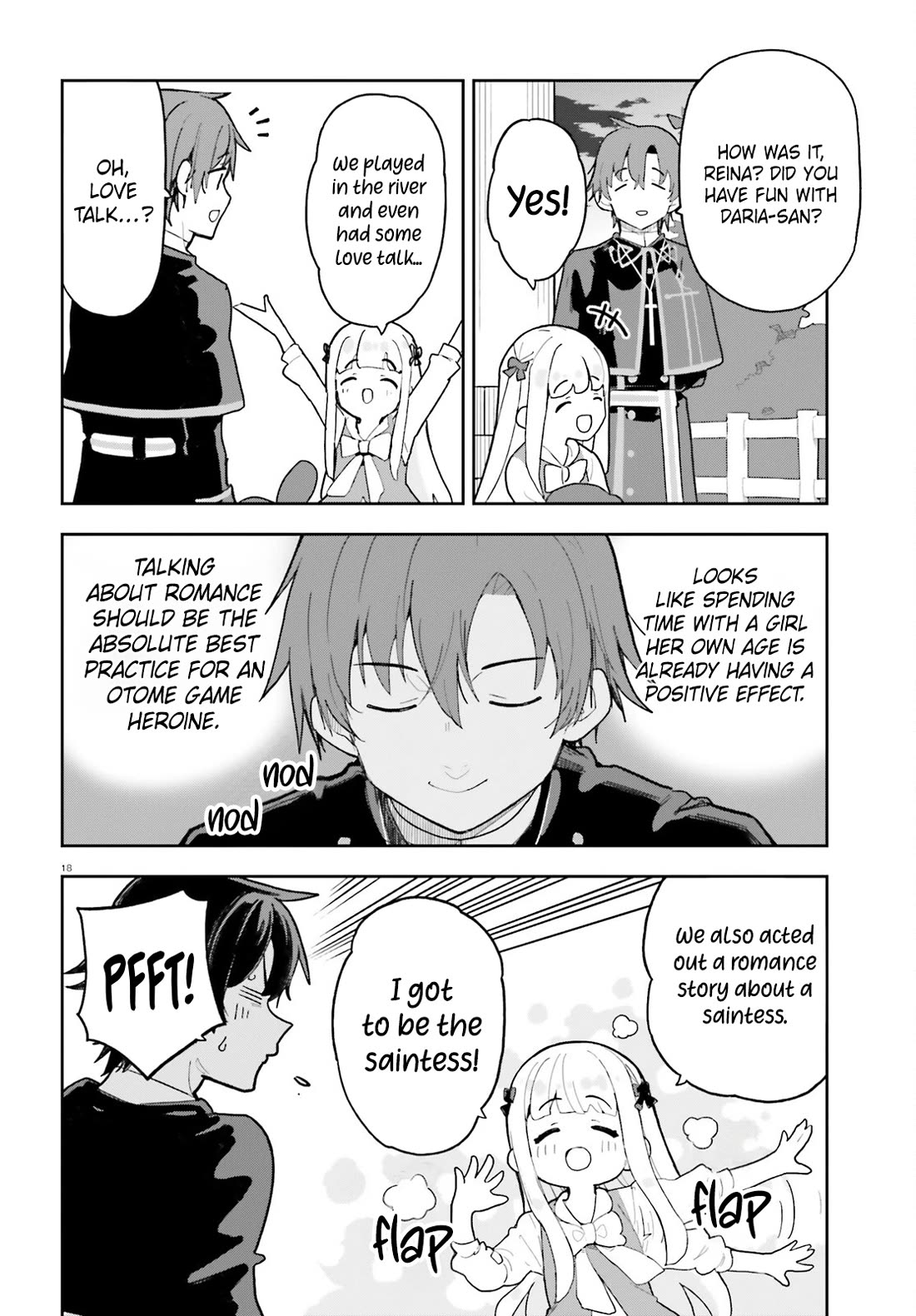 I'm Just a Mob Priest, but Since I Realized This World is an Otome Game, I'll Train the Heroine Chapter 11 page 19 - Chapter 11: Let's Get Along