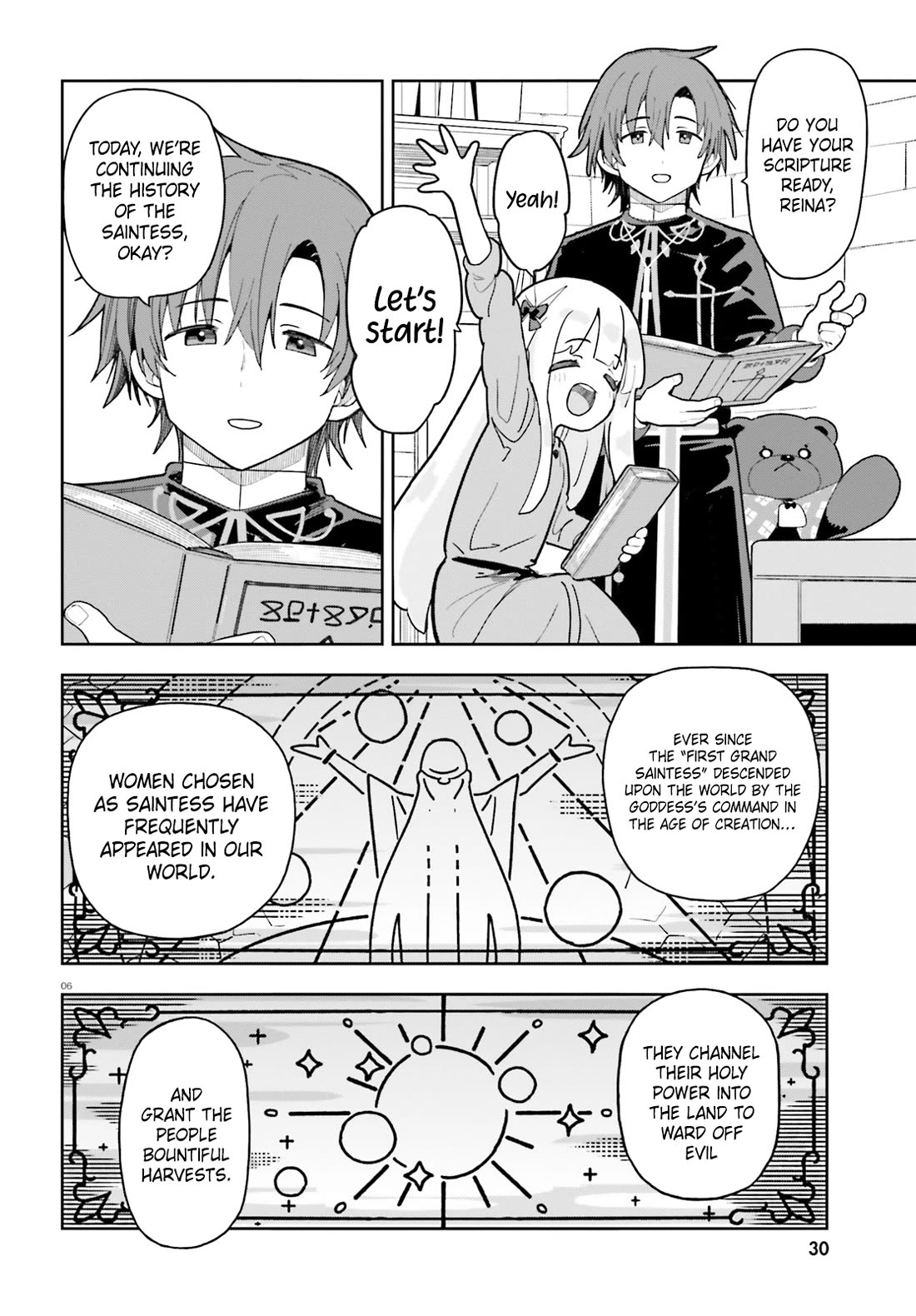 I'm Just a Mob Priest, but Since I Realized This World is an Otome Game, I'll Train the Heroine Chapter 12 page 11 - Chapter 12: New Magic?