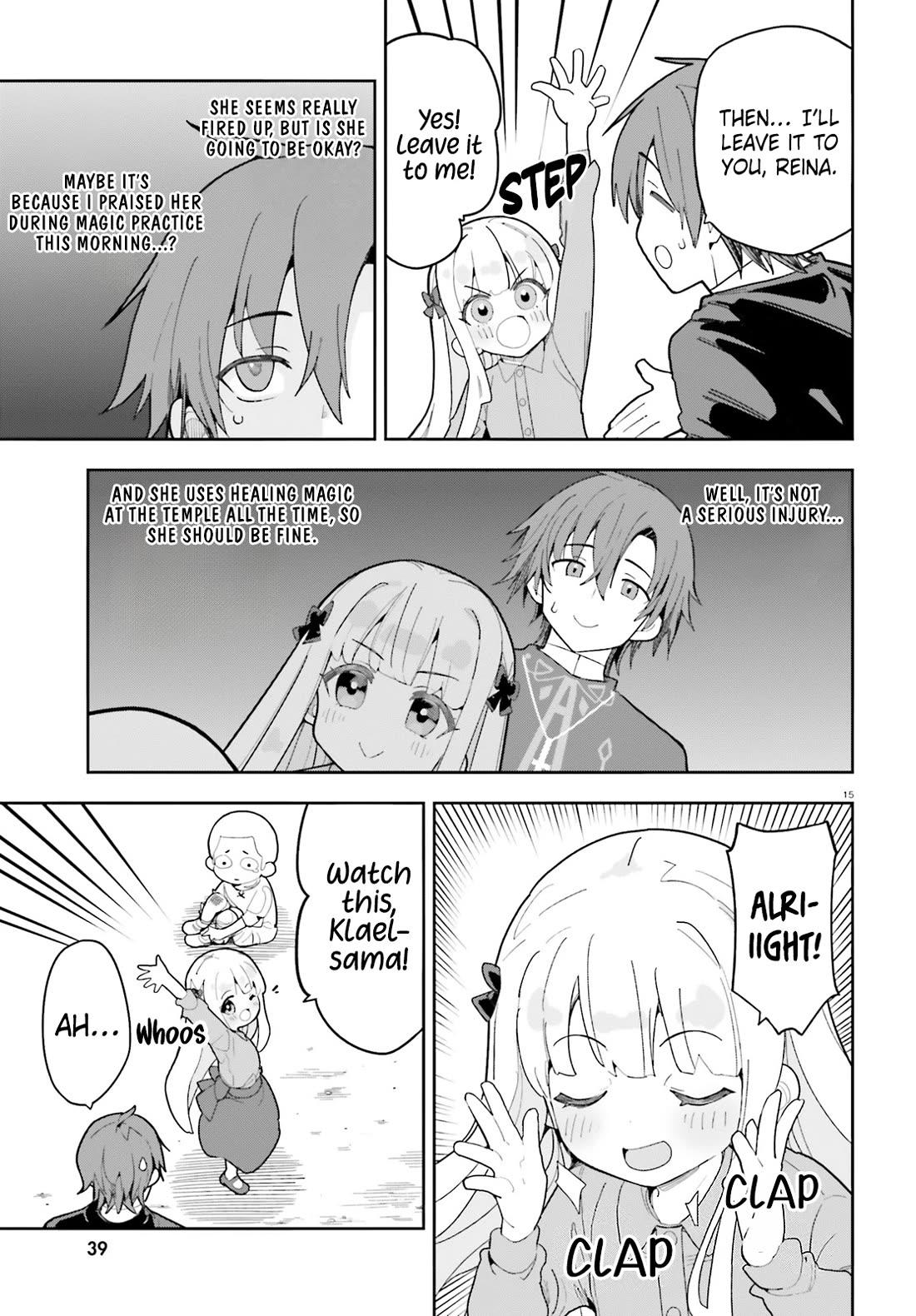 I'm Just a Mob Priest, but Since I Realized This World is an Otome Game, I'll Train the Heroine Chapter 12 page 20 - Chapter 12: New Magic?