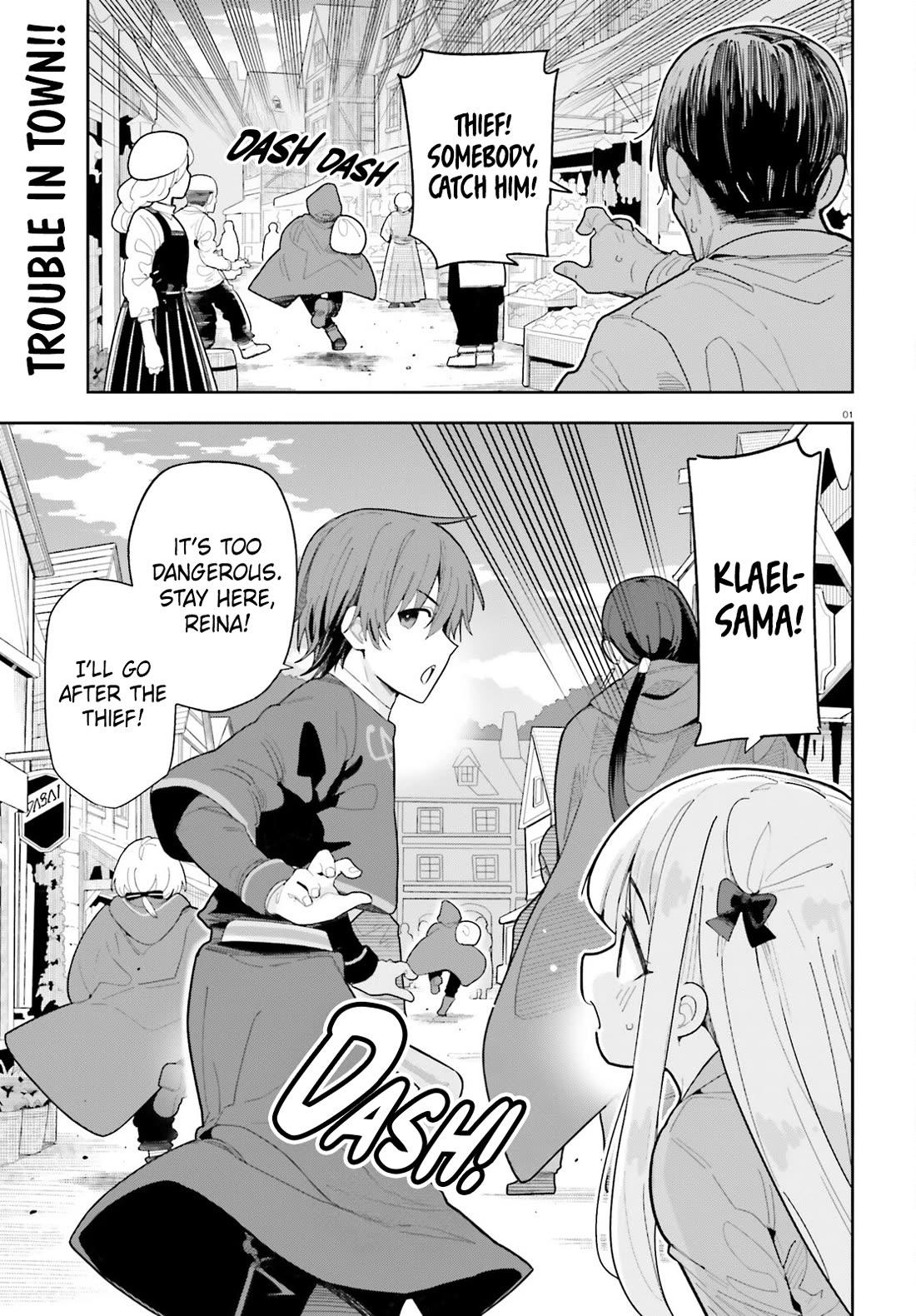 I'm Just a Mob Priest, but Since I Realized This World is an Otome Game, I'll Train the Heroine Chapter 13 page 1 - Chapter 13: It's the Prince