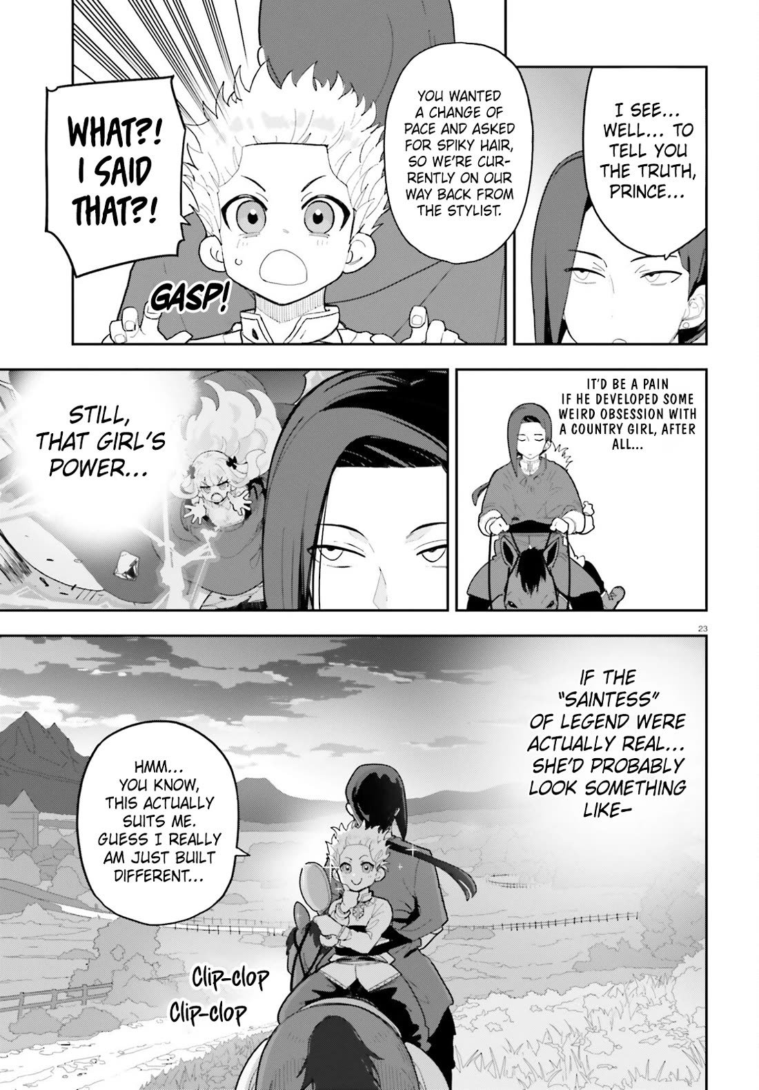 I'm Just a Mob Priest, but Since I Realized This World is an Otome Game, I'll Train the Heroine Chapter 13 page 22 - Chapter 13: It's the Prince