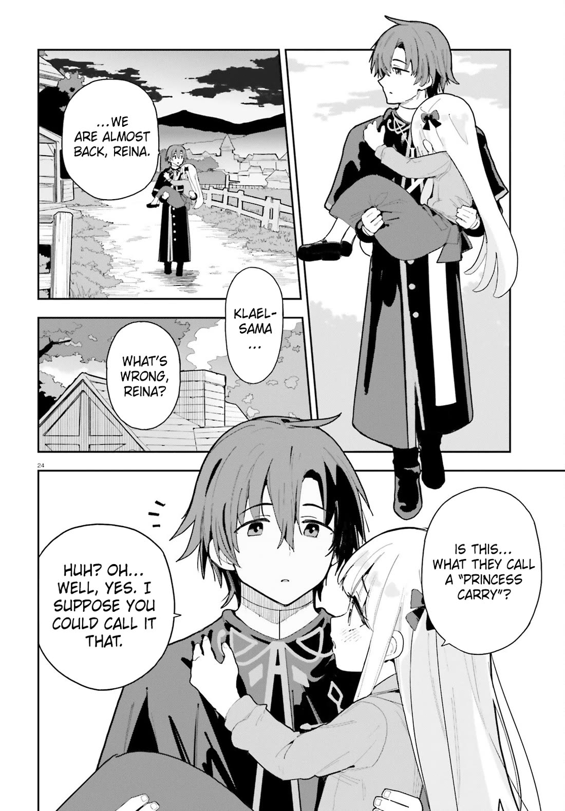 I'm Just a Mob Priest, but Since I Realized This World is an Otome Game, I'll Train the Heroine Chapter 13 page 23 - Chapter 13: It's the Prince
