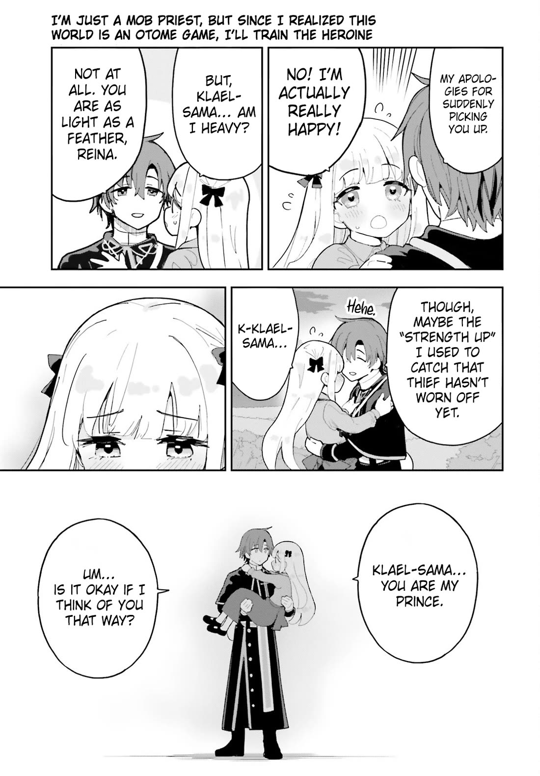 I'm Just a Mob Priest, but Since I Realized This World is an Otome Game, I'll Train the Heroine Chapter 13 page 24 - Chapter 13: It's the Prince