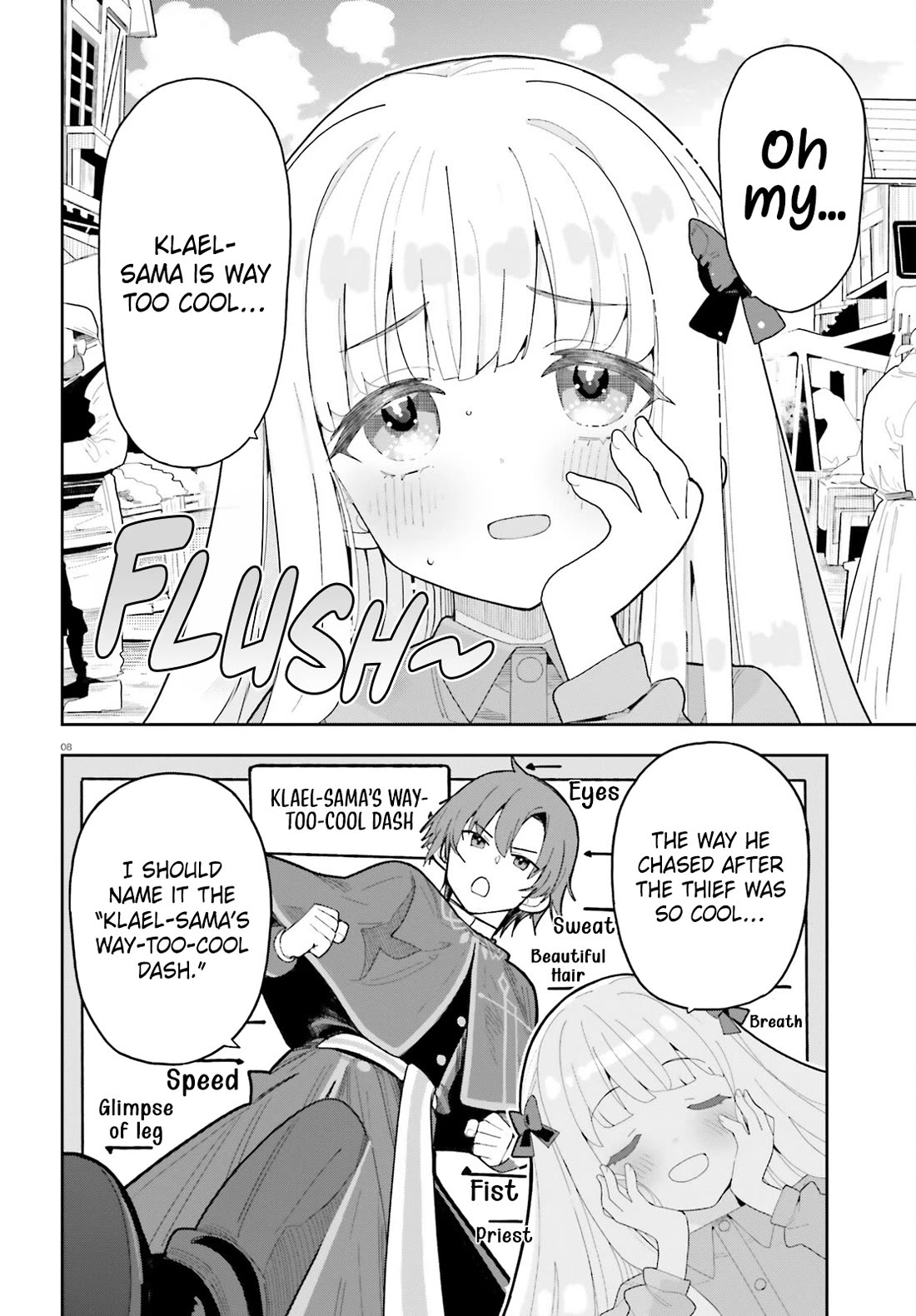I'm Just a Mob Priest, but Since I Realized This World is an Otome Game, I'll Train the Heroine Chapter 13 page 8 - Chapter 13: It's the Prince
