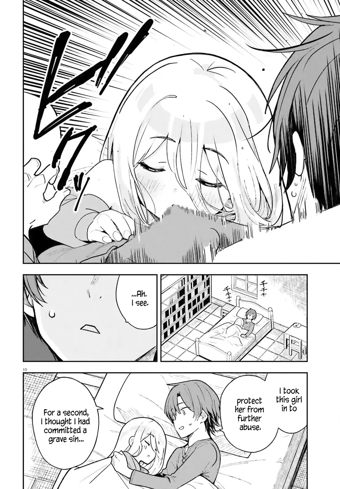 I'm Just a Mob Priest, but Since I Realized This World is an Otome Game, I'll Train the Heroine Chapter 2 page 10 - Chapter 2: I will help you