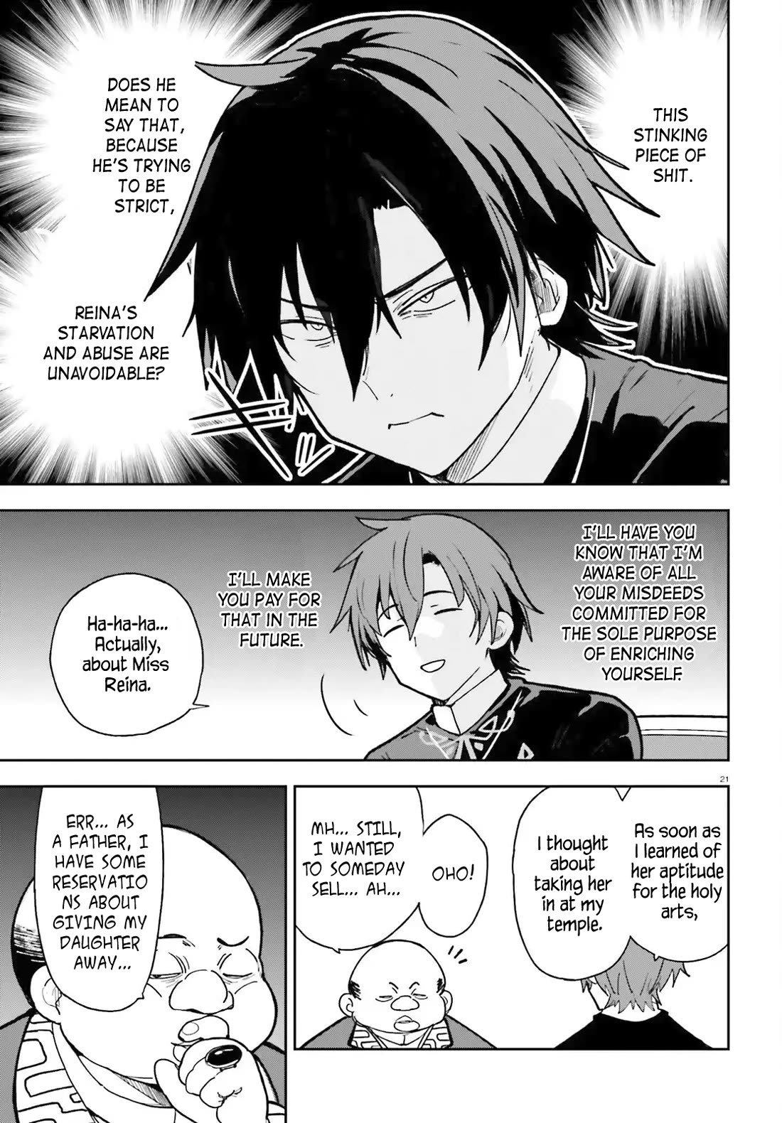 I'm Just a Mob Priest, but Since I Realized This World is an Otome Game, I'll Train the Heroine Chapter 2 page 21 - Chapter 2: I will help you